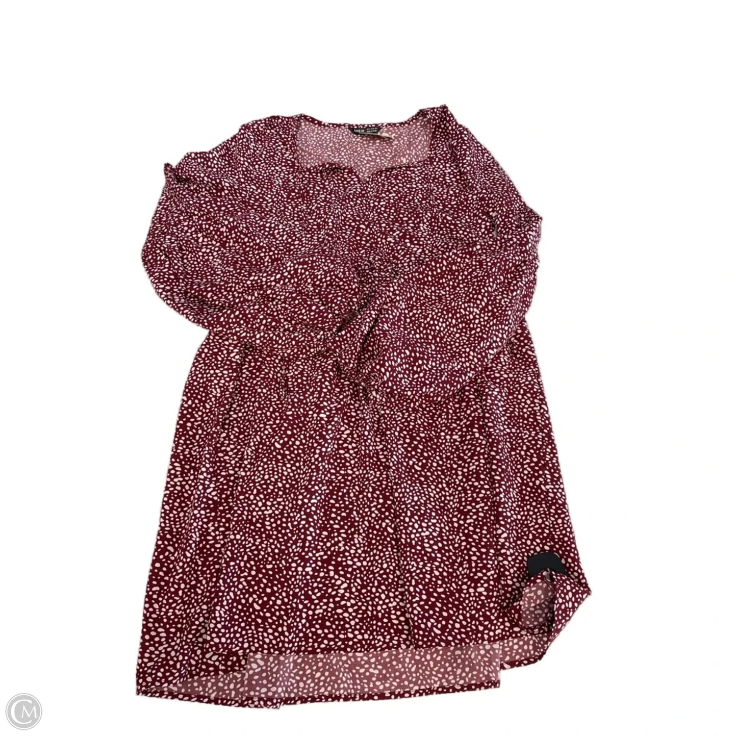 Dress Casual Midi By Shein In Red, Size: S