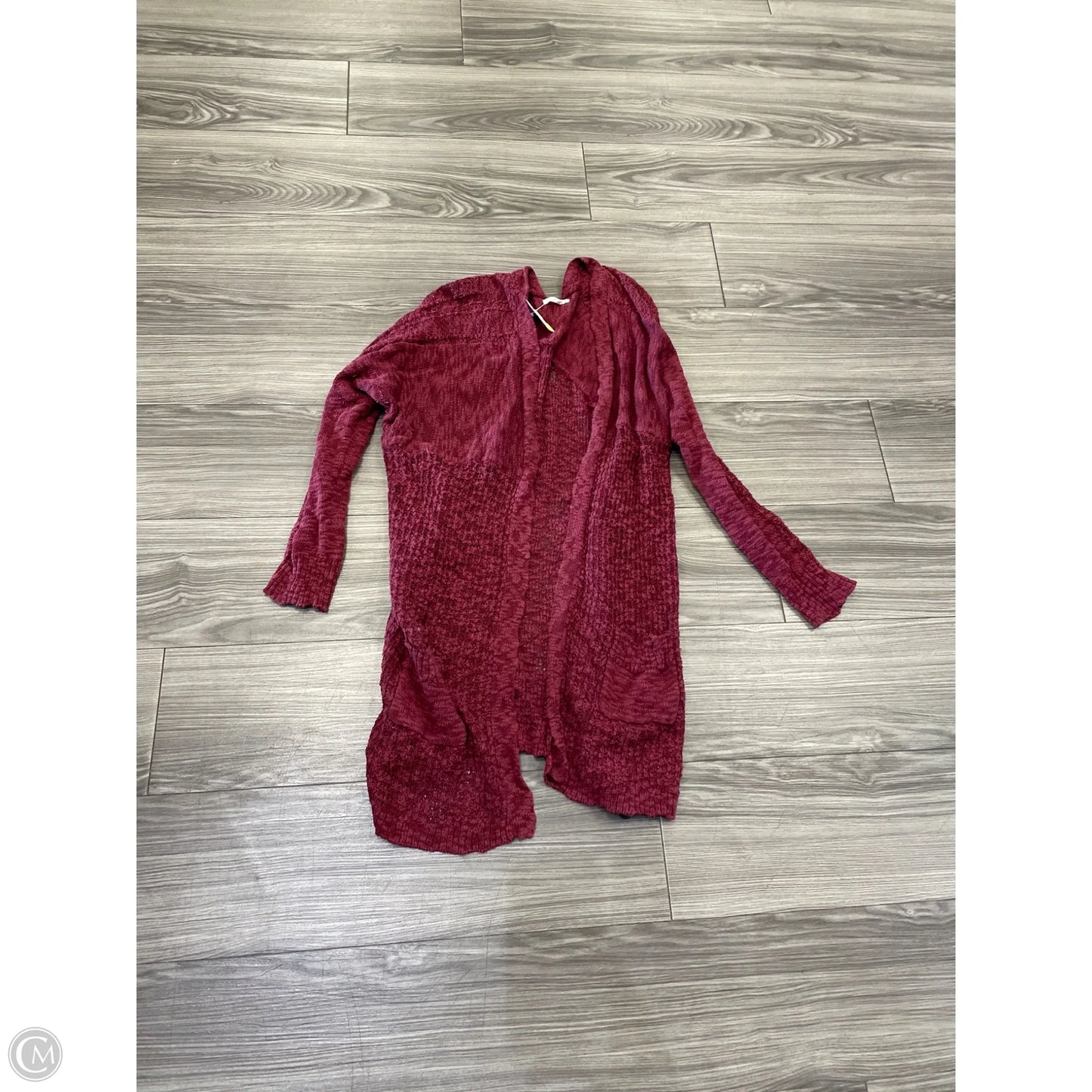 Cardigan By Maurices In Maroon, Size: L