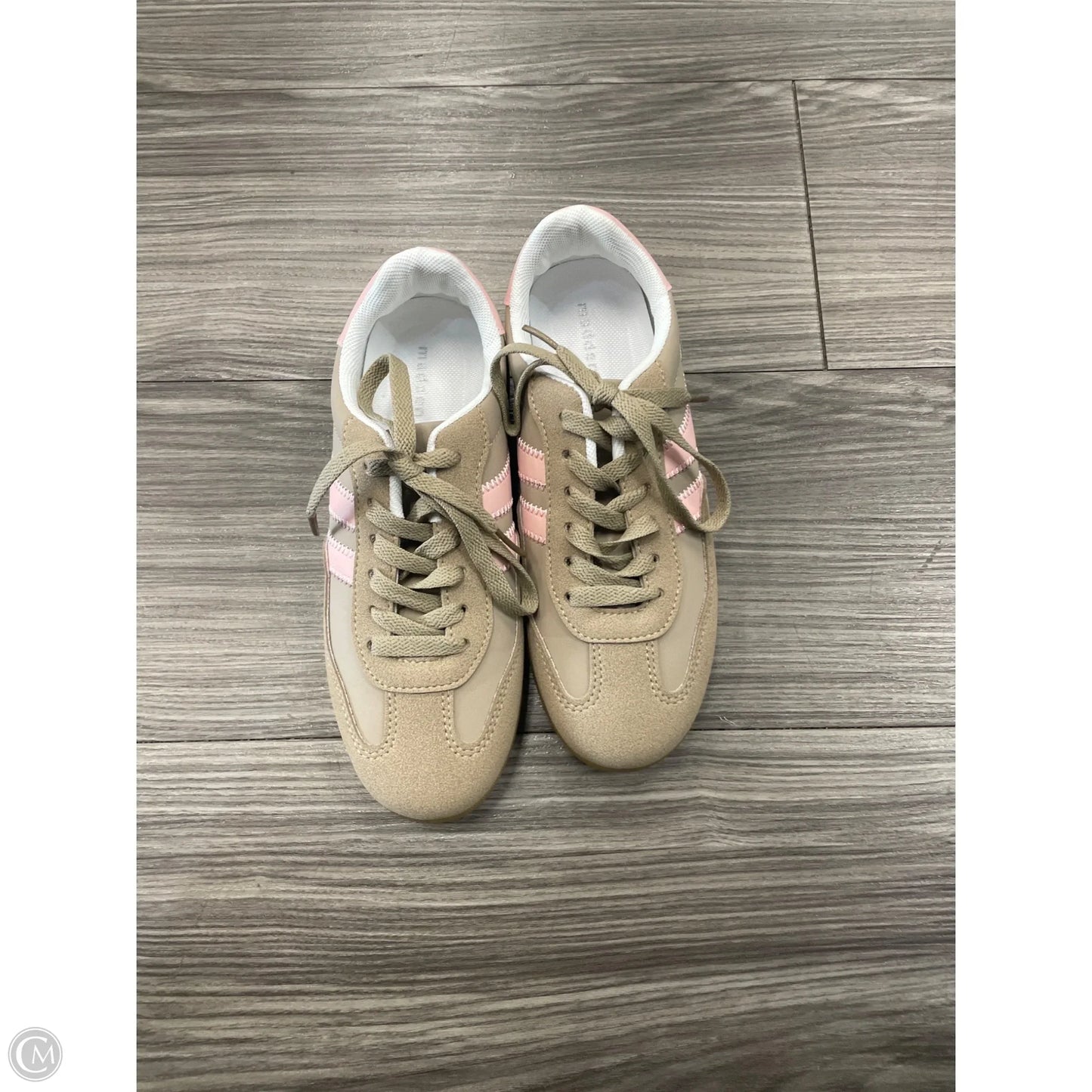 Shoes Sneakers By Madden Girl In Brown & Pink, Size: 7