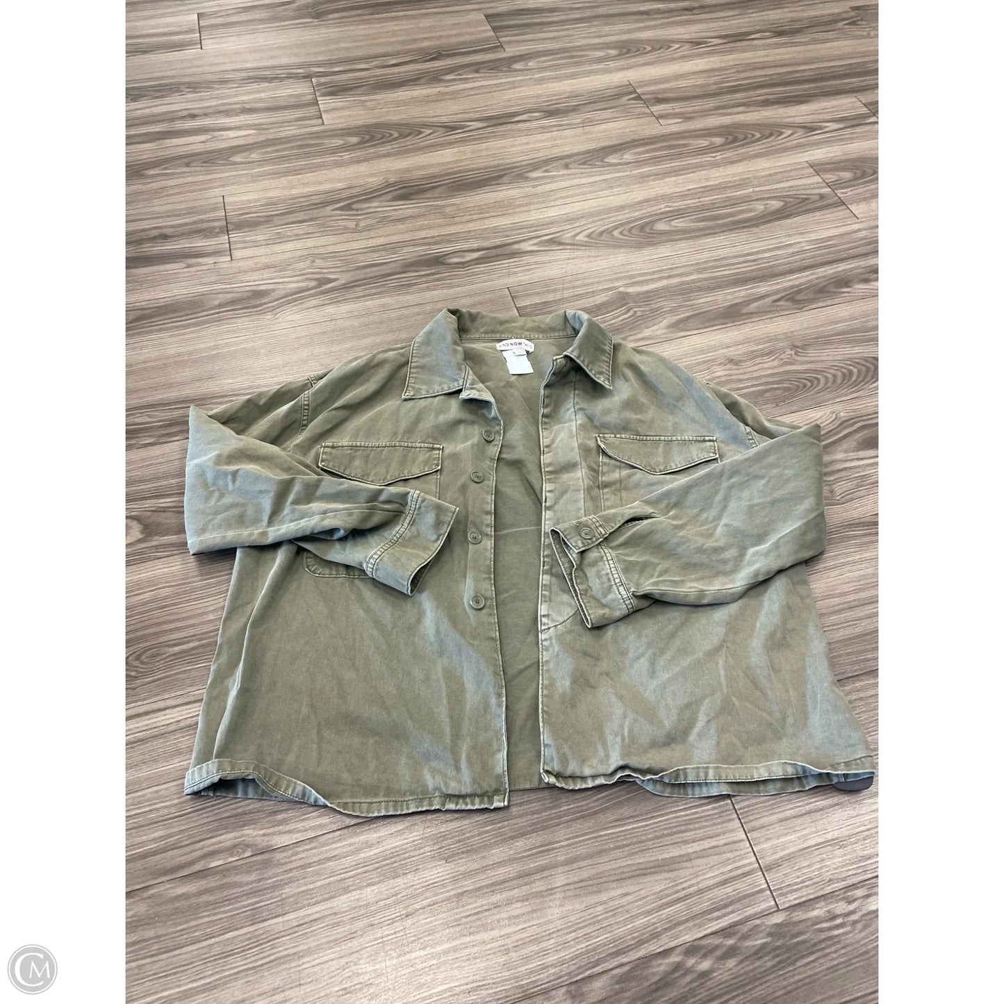 Top Long Sleeve By And Now This In Green, Size: L