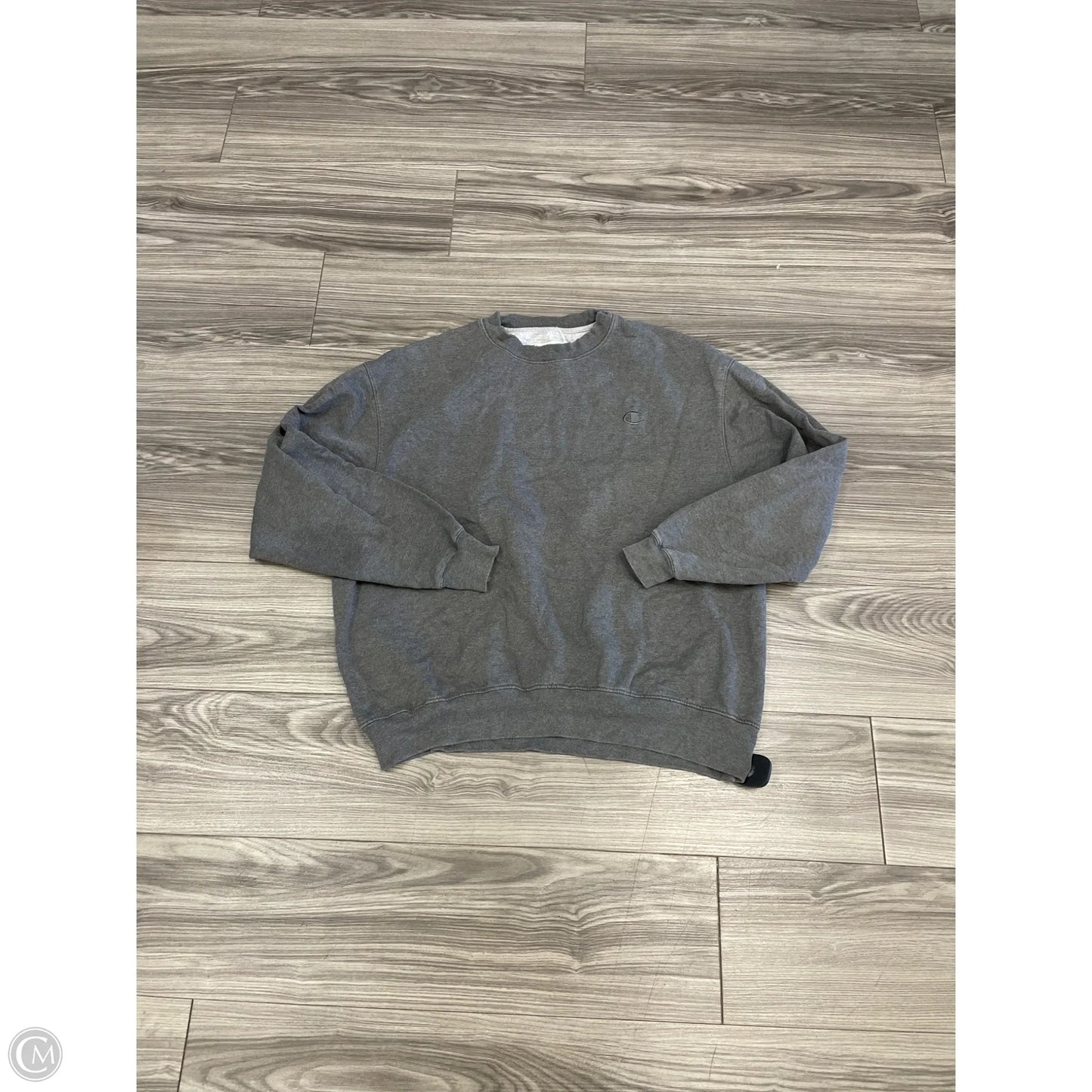 Sweatshirt Crewneck By Champion In Grey, Size: Xl