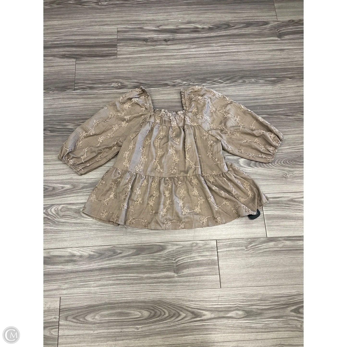 Top Long Sleeve By Hayden La In Brown, Size: M