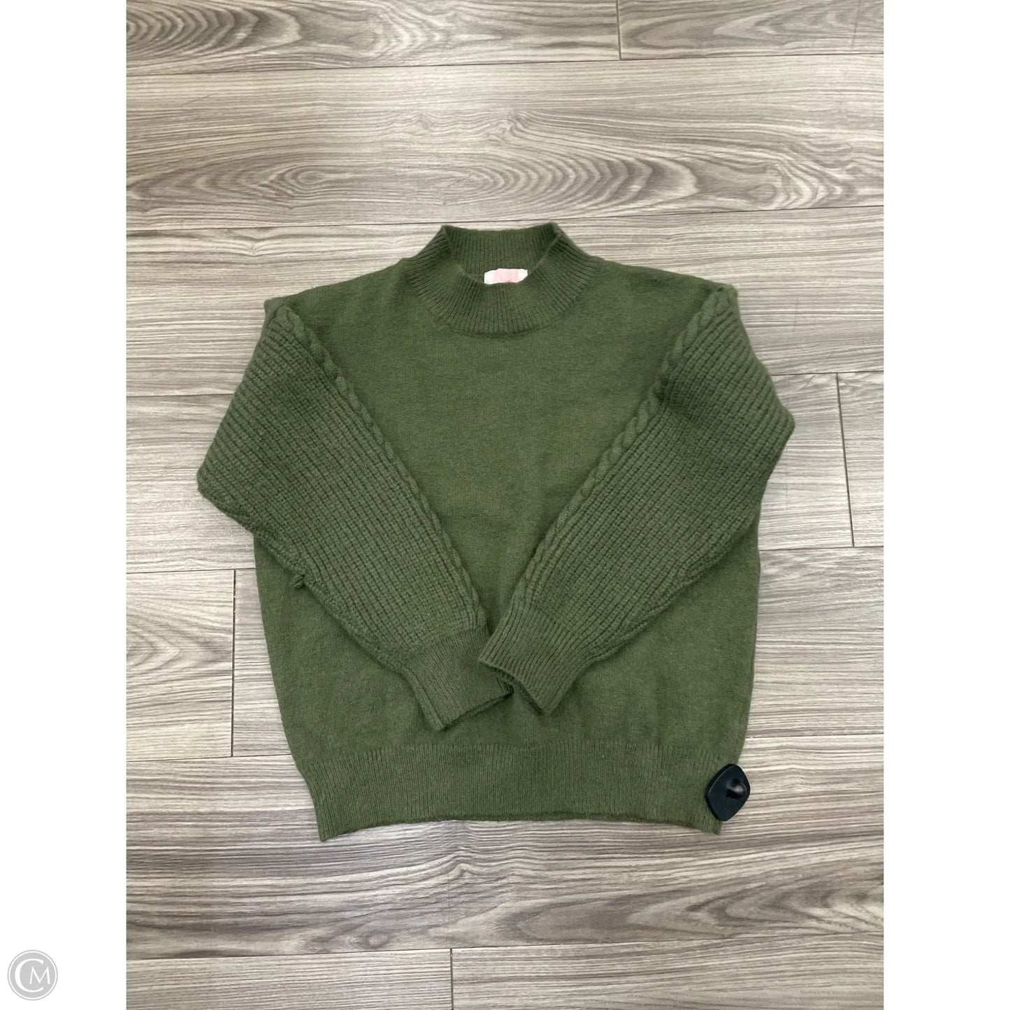 Sweater By Clothes Mentor In Green, Size: L