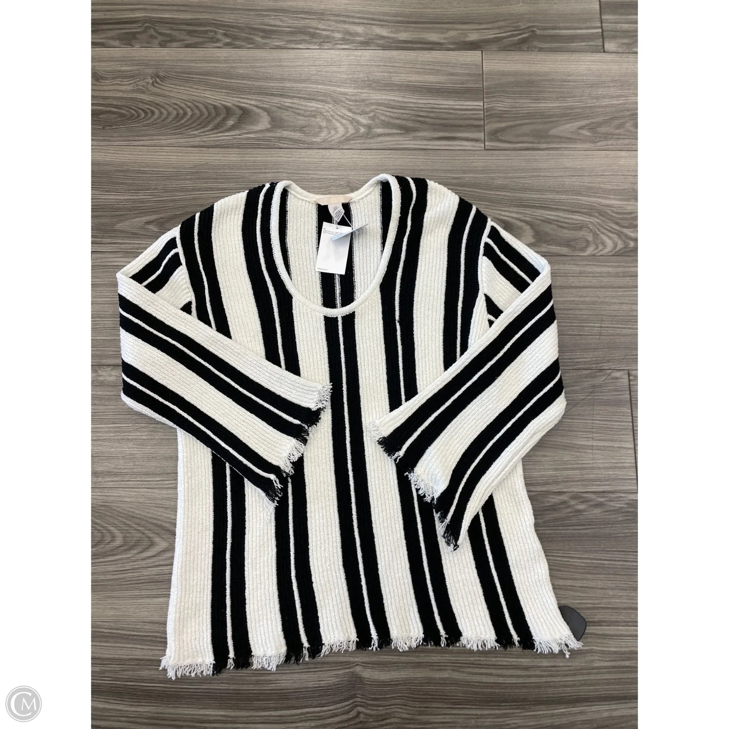 Sweater By H&m In Striped Pattern, Size: M