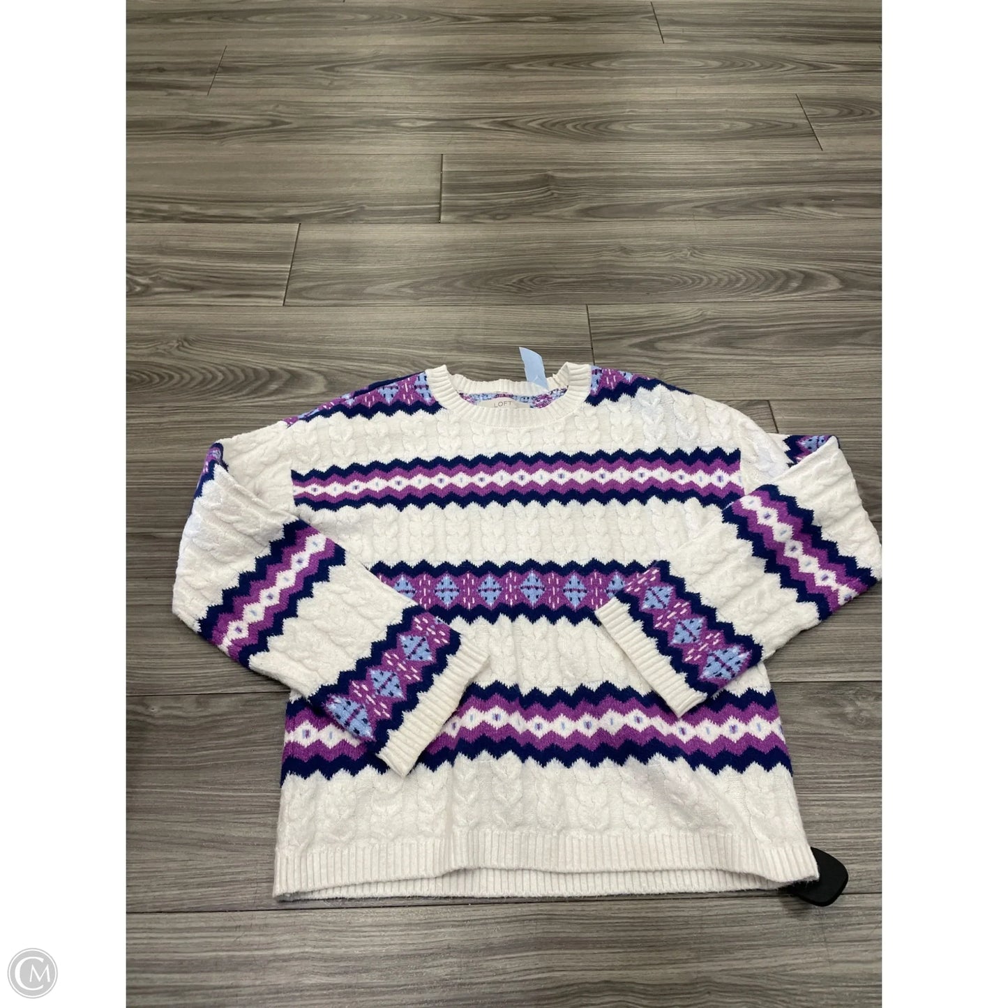 Sweater By Loft In Blue, Size: Xs