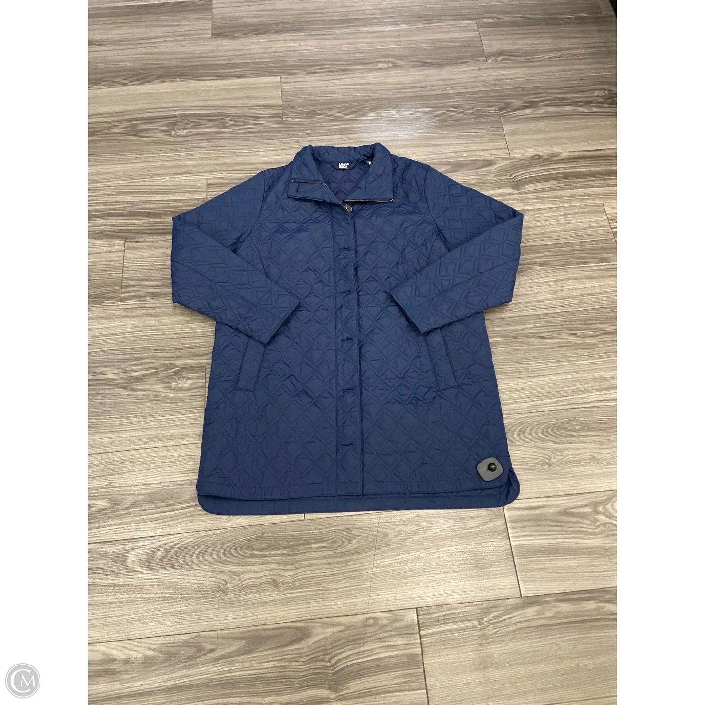 Coat Puffer & Quilted By Lands End In Blue, Size: Xl