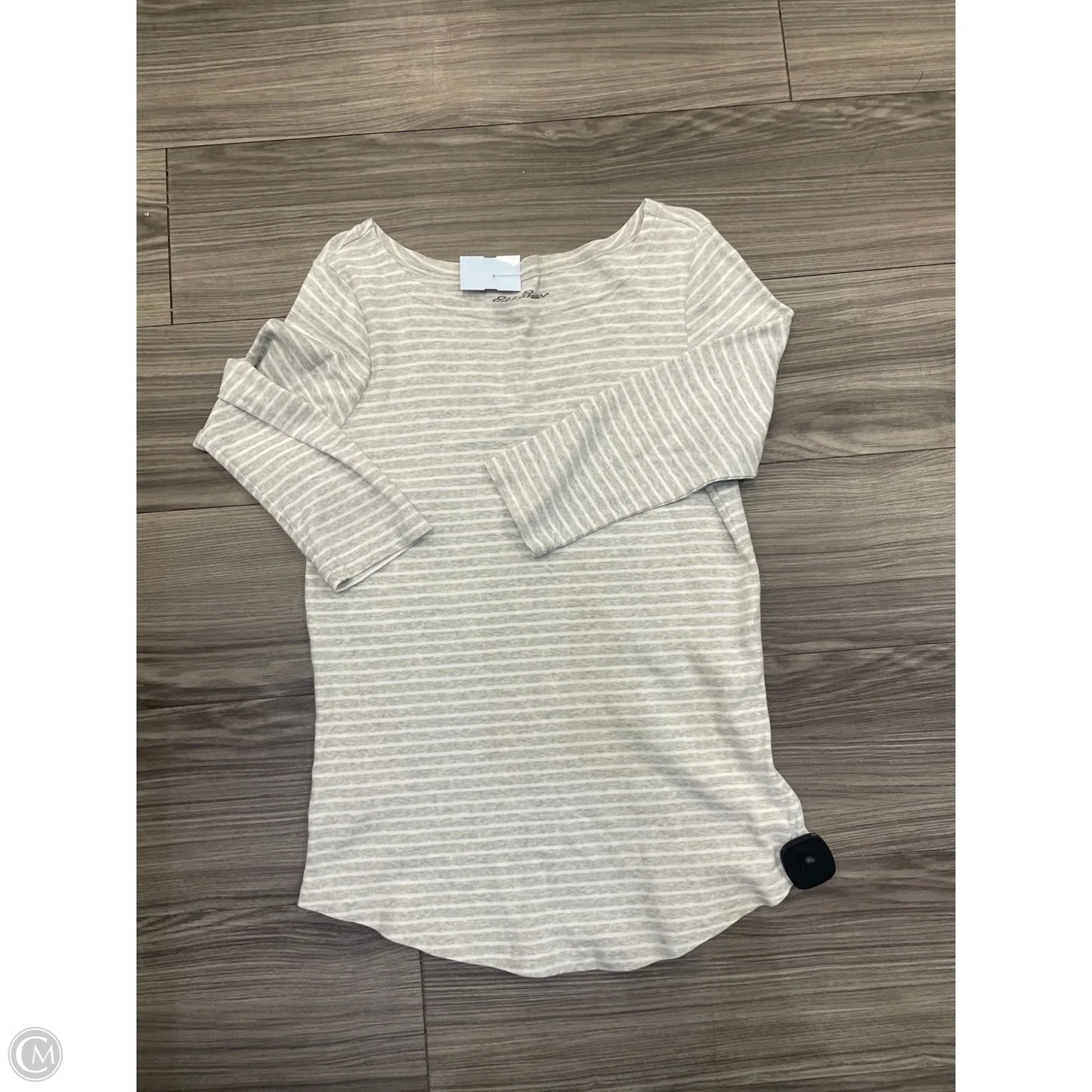 Top Long Sleeve By Eddie Bauer In Striped Pattern, Size: Xl