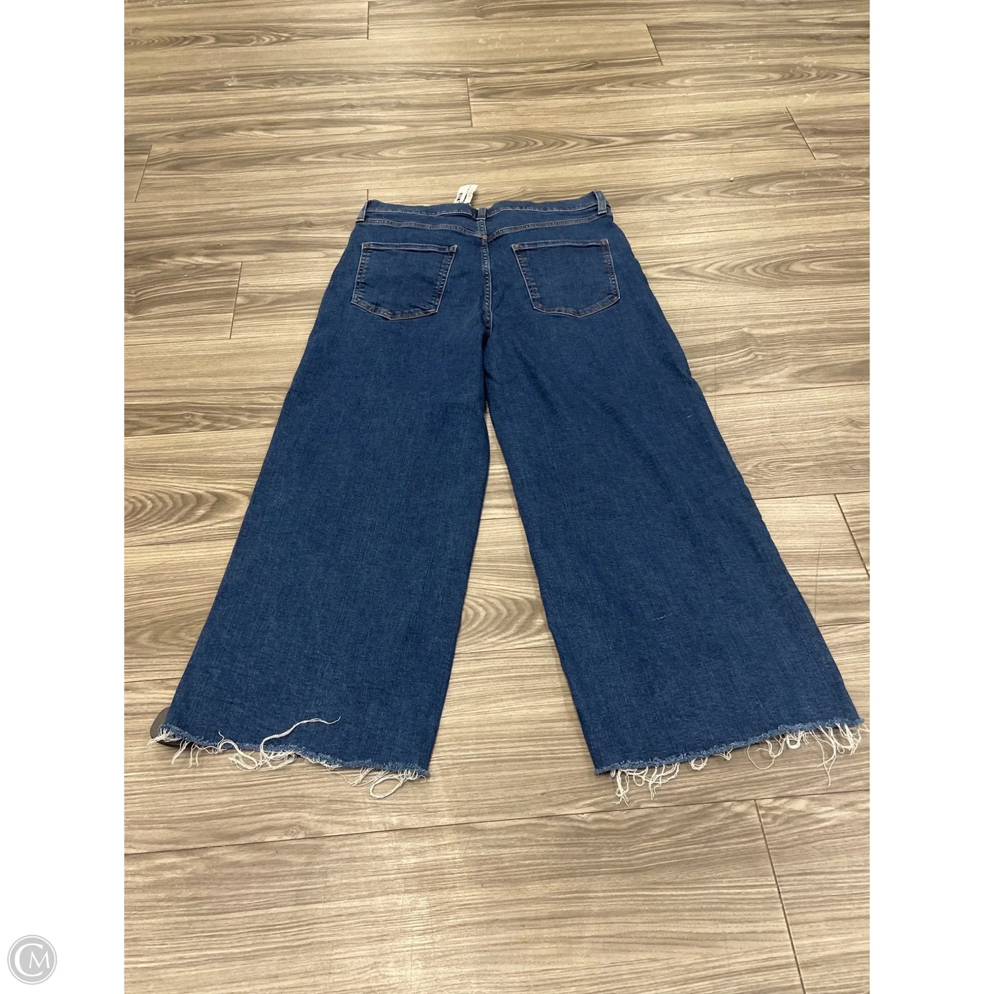 Jeans Wide Leg By Banana Republic In Blue, Size: 14