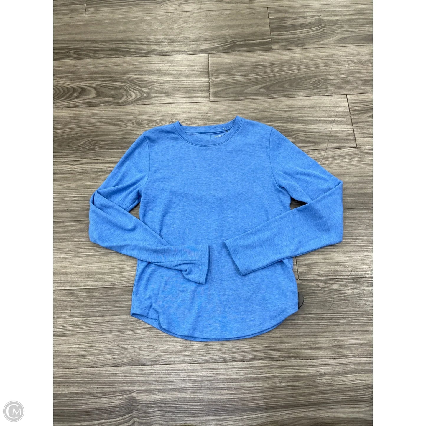 Top Long Sleeve By American Eagle In Blue, Size: L