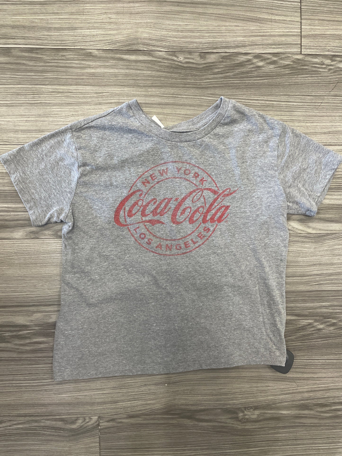 Top Short Sleeve By Clothes Mentor In Grey, Size: L