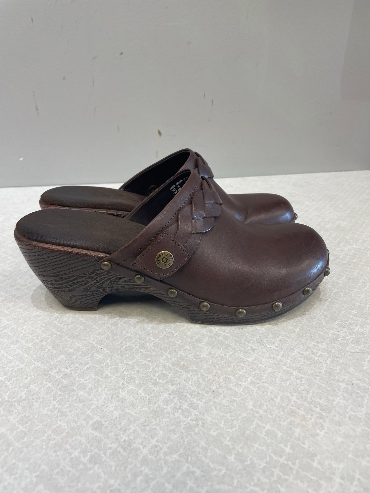 Shoes Heels Platform By Clothes Mentor In Brown, Size: 7