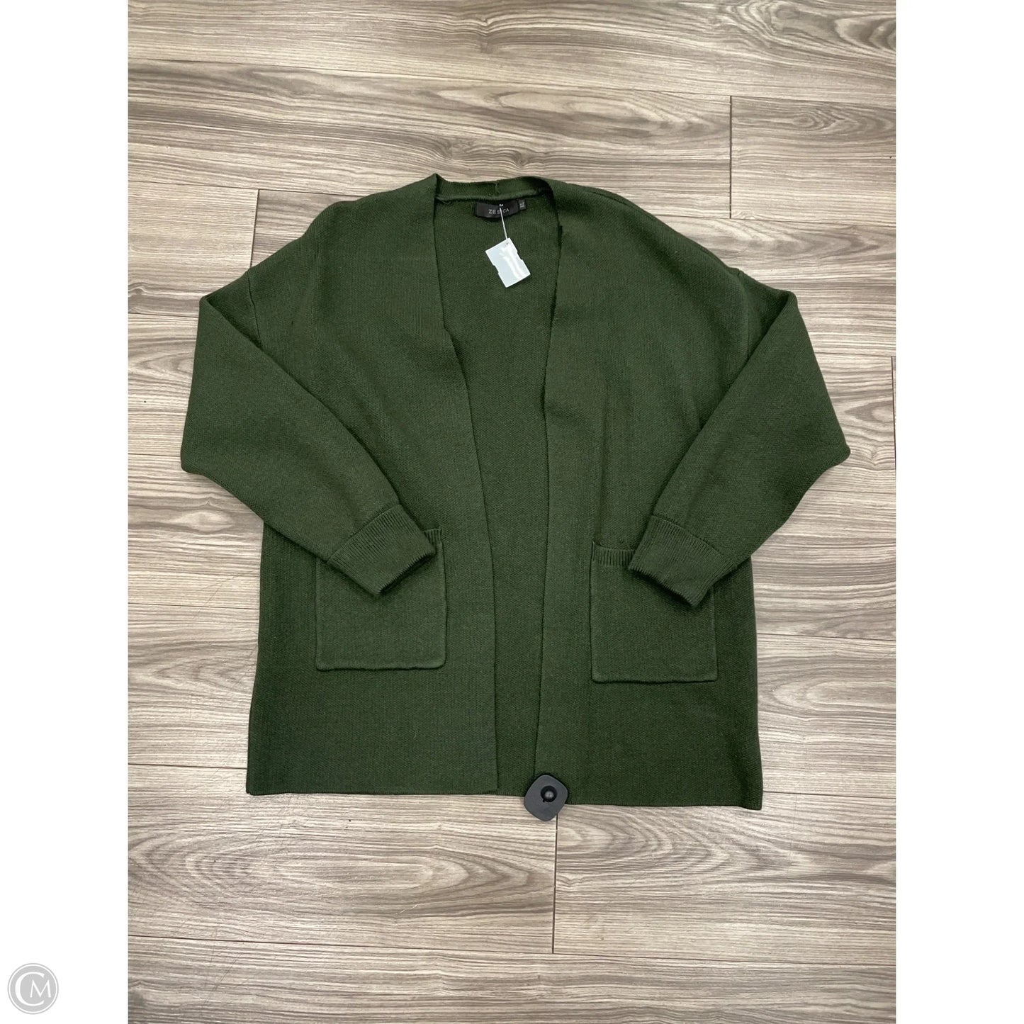 Cardigan By Zesica In Green, Size: Xl