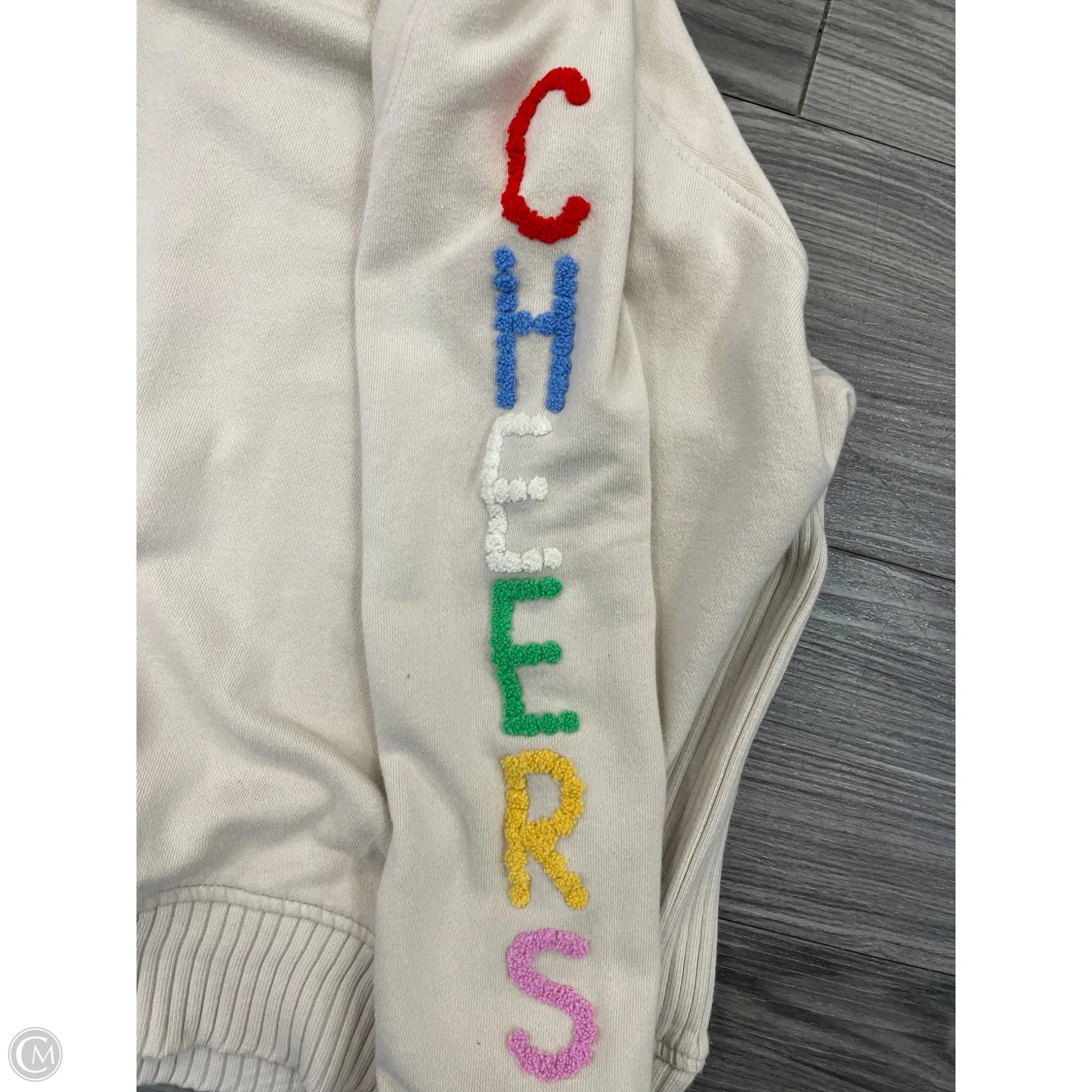 Sweatshirt Crewneck By Aerie In Beige, Size: M