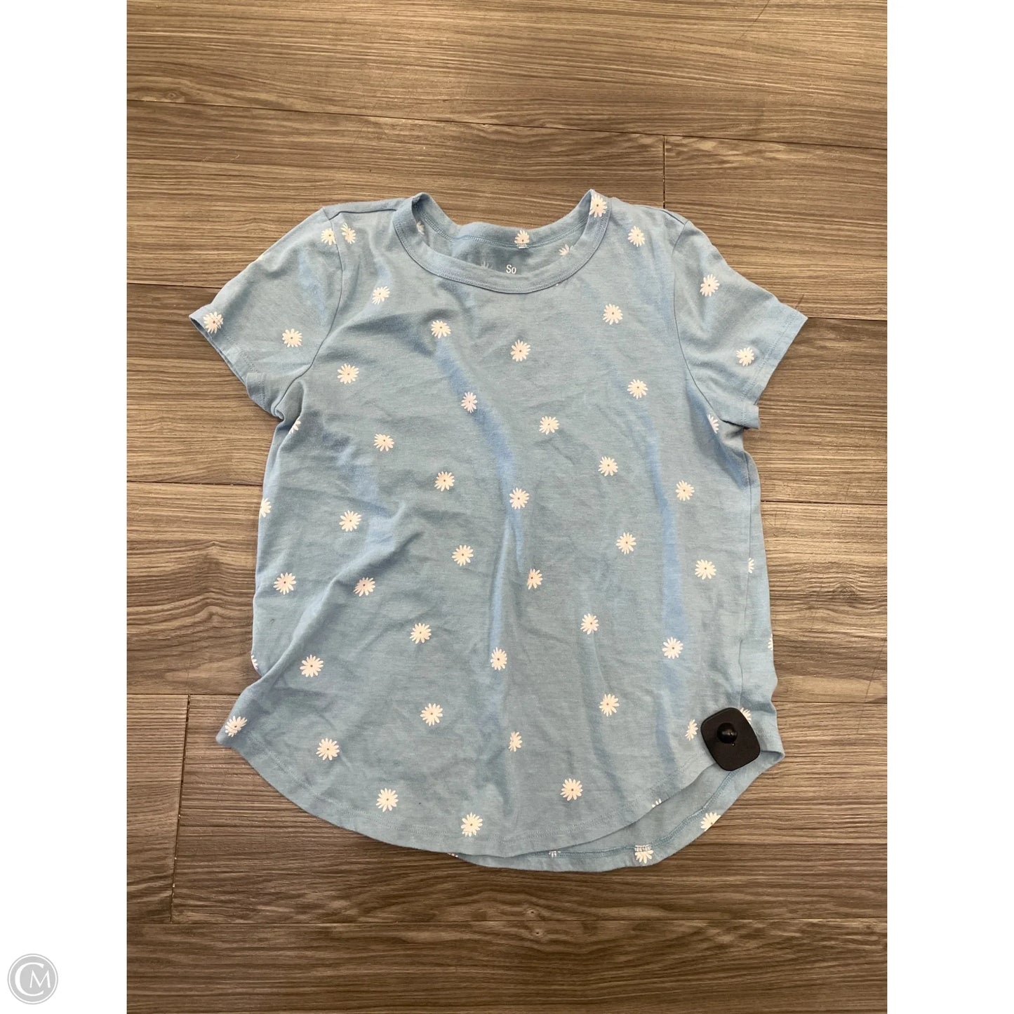 Top Short Sleeve By So In Floral Print, Size: M