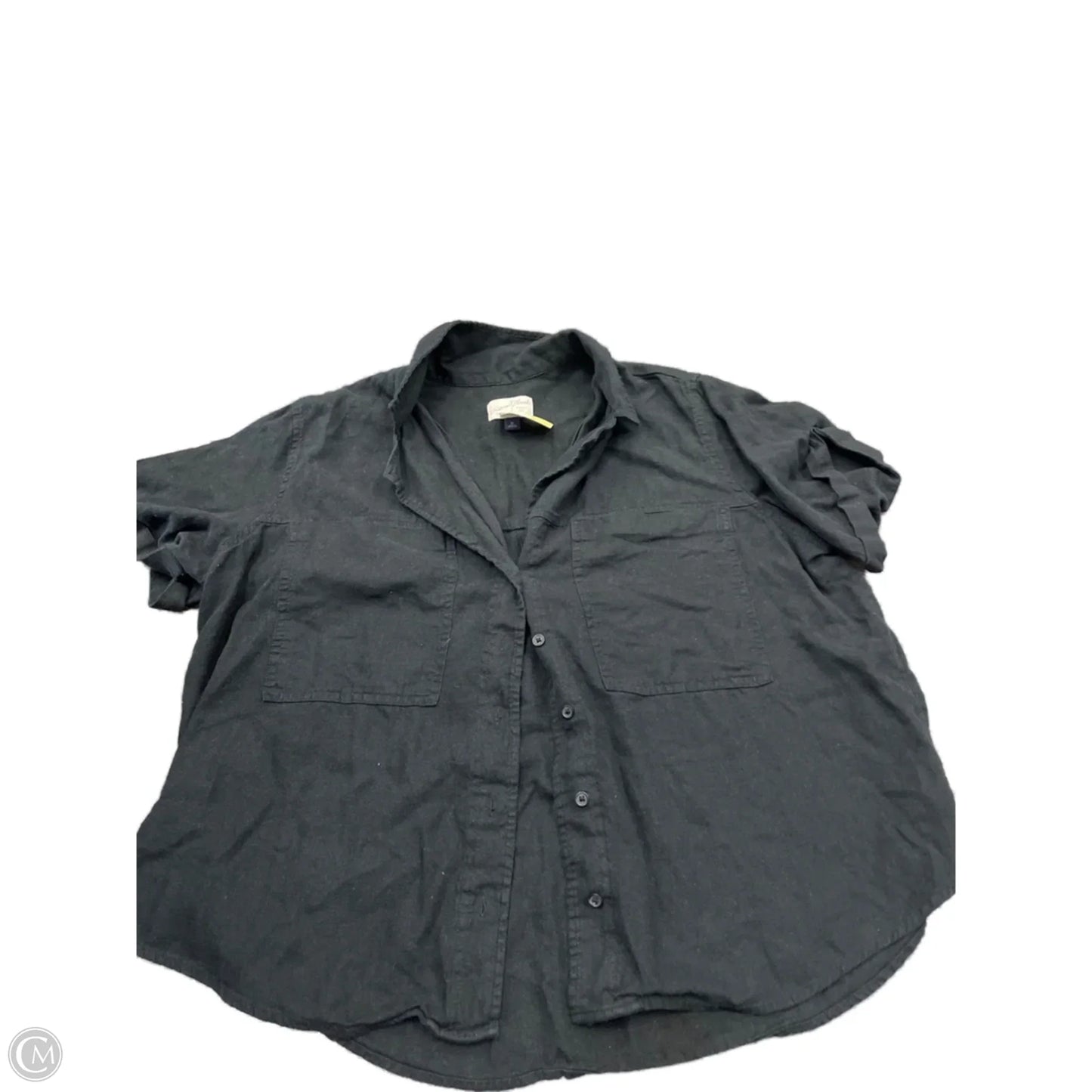 Top Short Sleeve By Universal Thread In Black, Size: Xl
