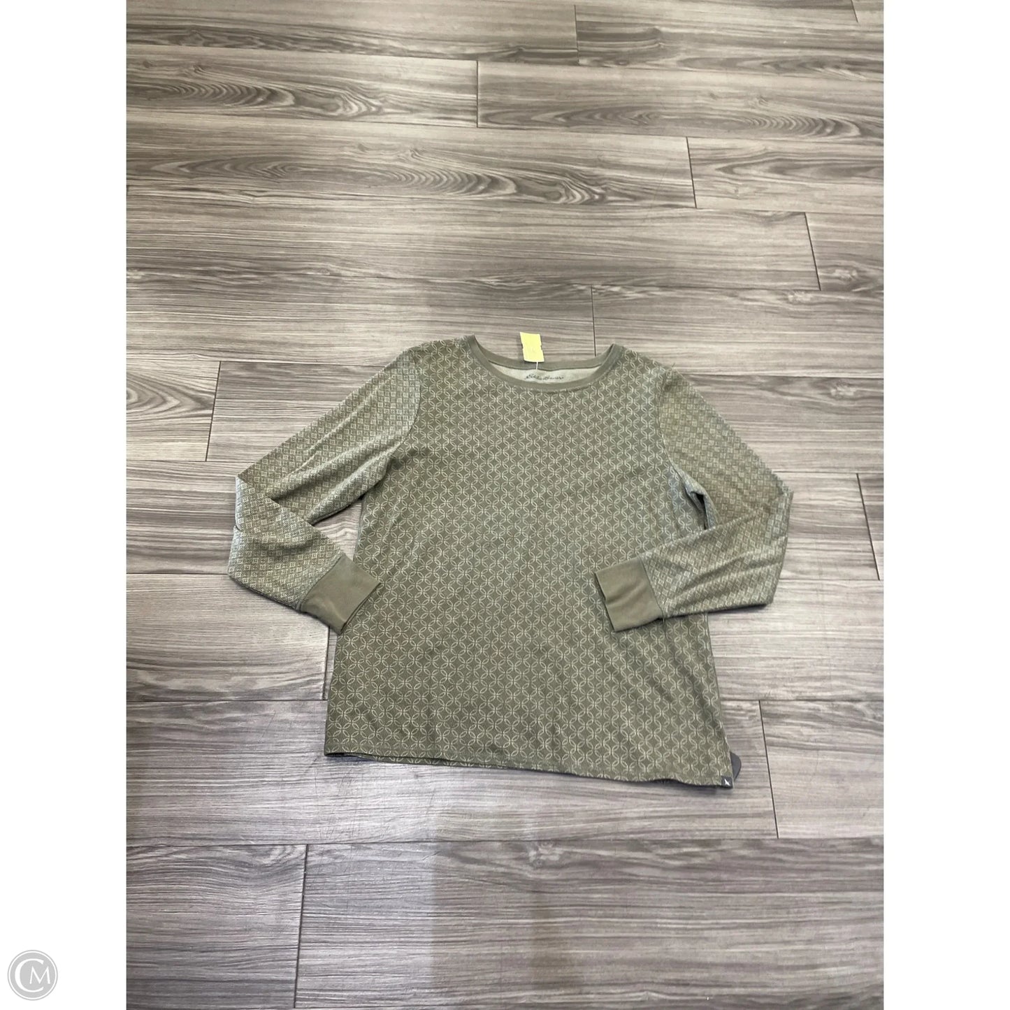 Top Long Sleeve By Eddie Bauer In Green, Size: 2x