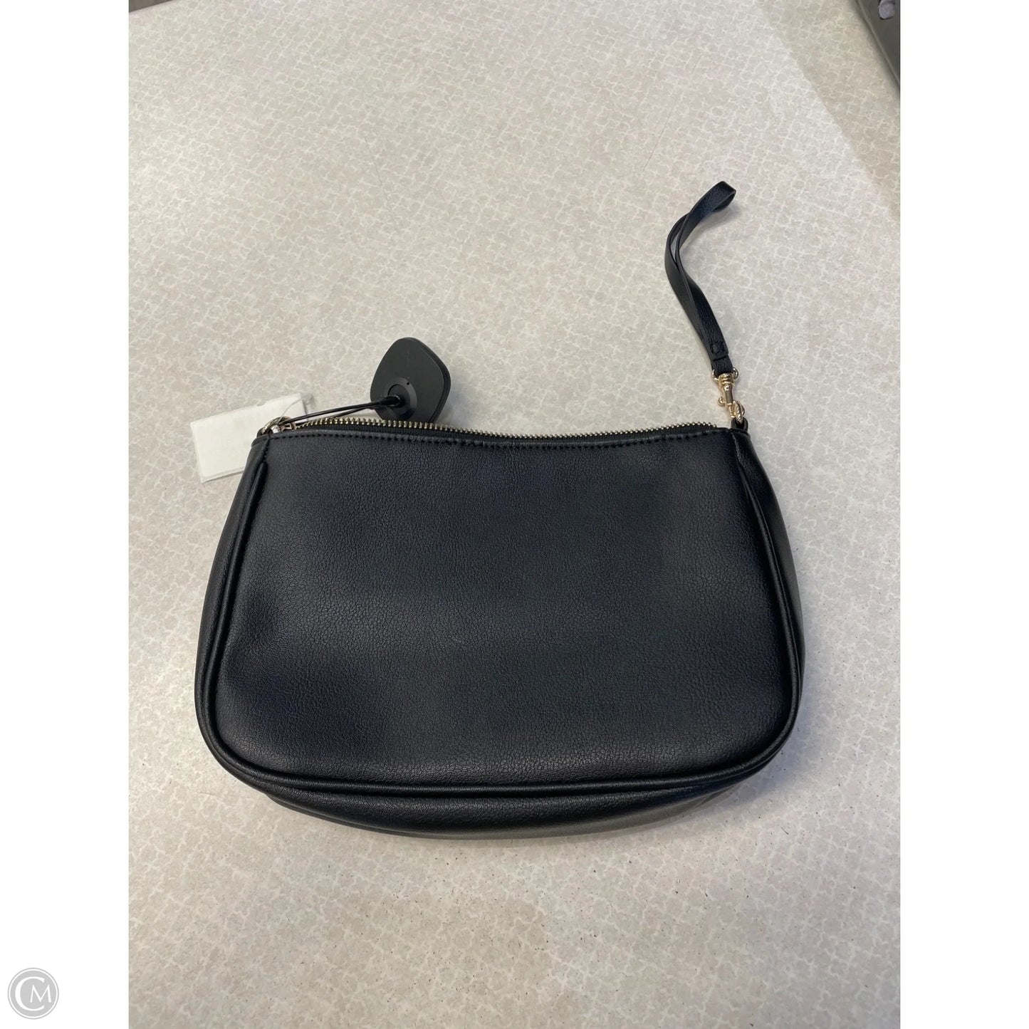 Clutch Leather By Nine West, Size: Medium