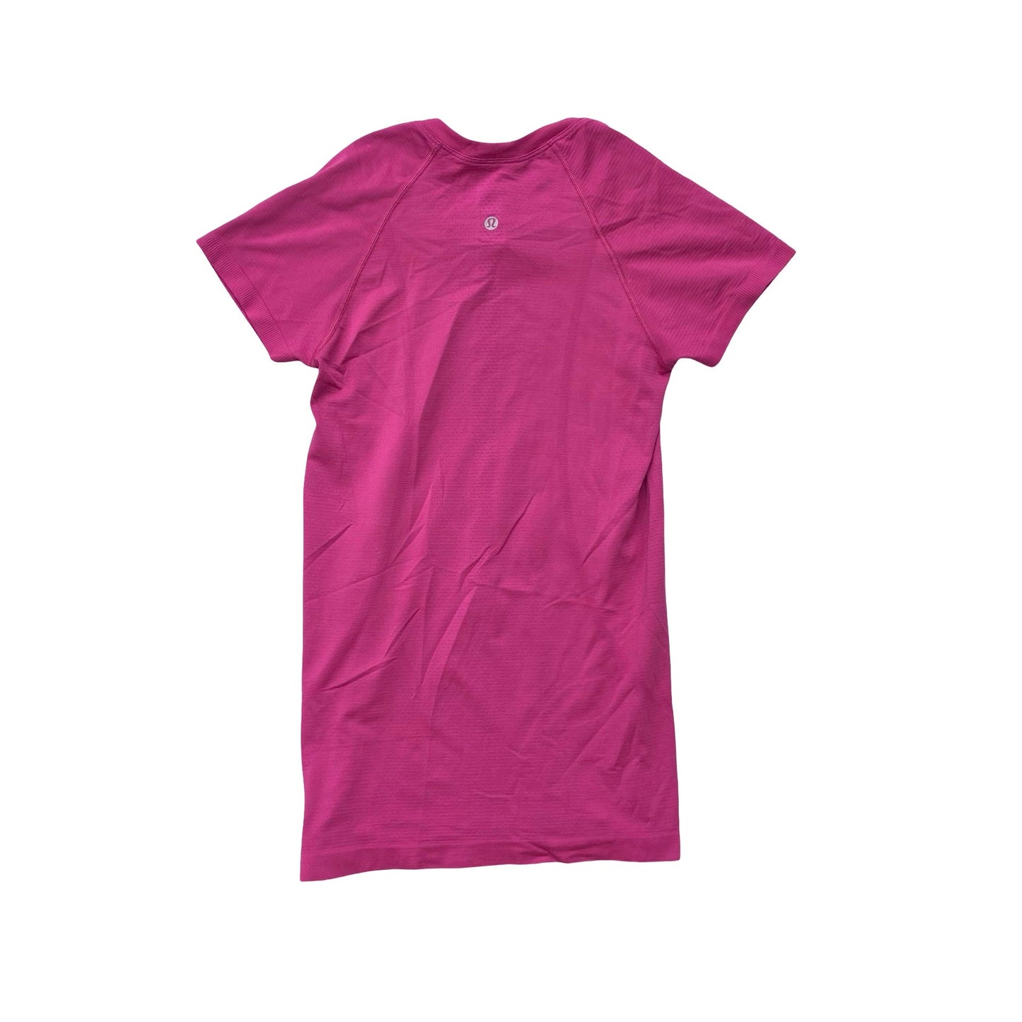 Athletic Top Ss By Lululemon In Pink, Size:6
