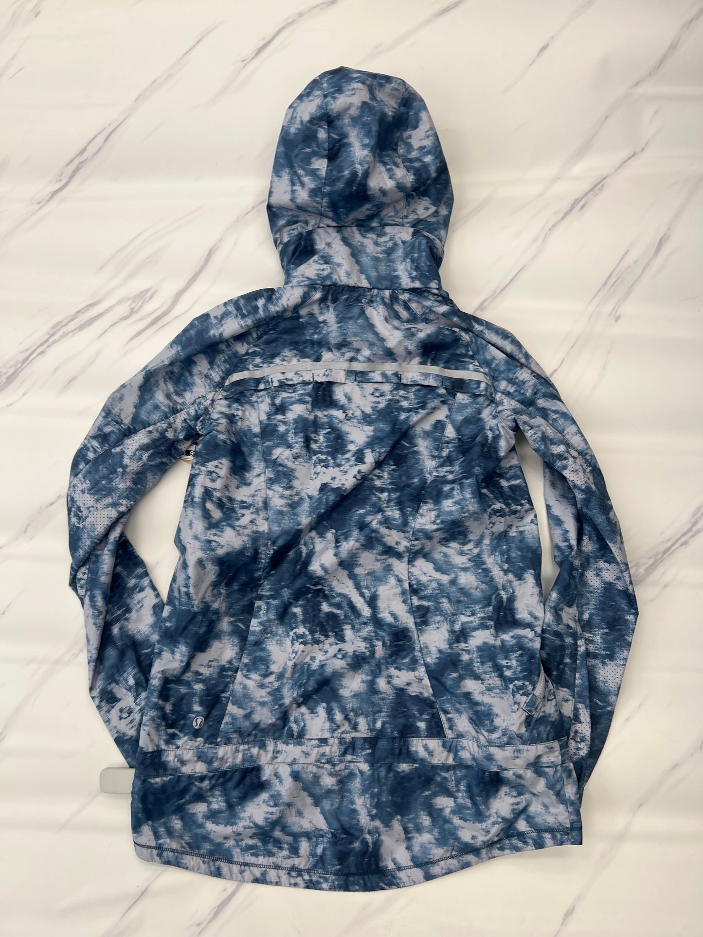 Athletic Jacket By Lululemon In Blue, Size: 2