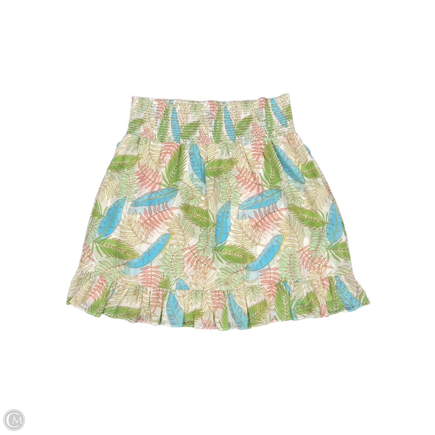 Skirt Mini & Short By Cma In Tropical Print, Size: 10