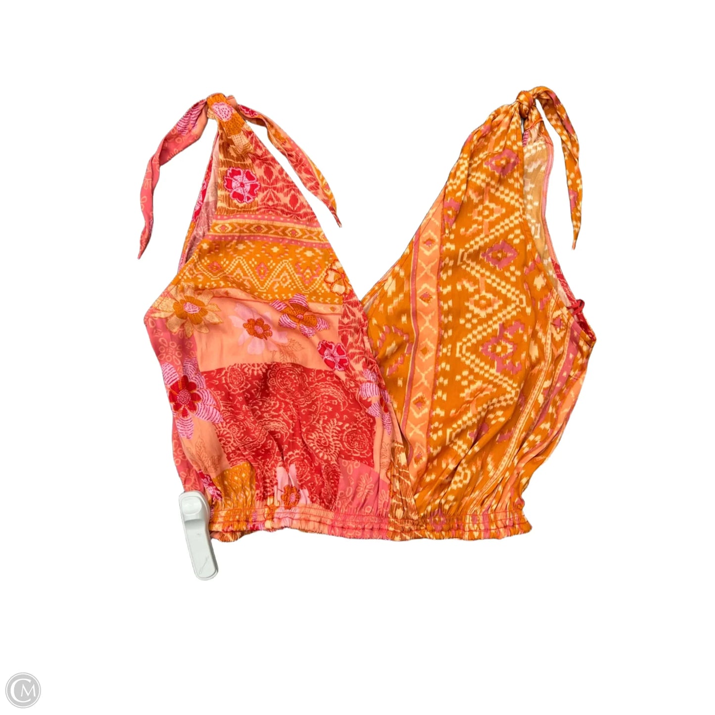 Top Sleeveless By Free People In Orange, Size: S