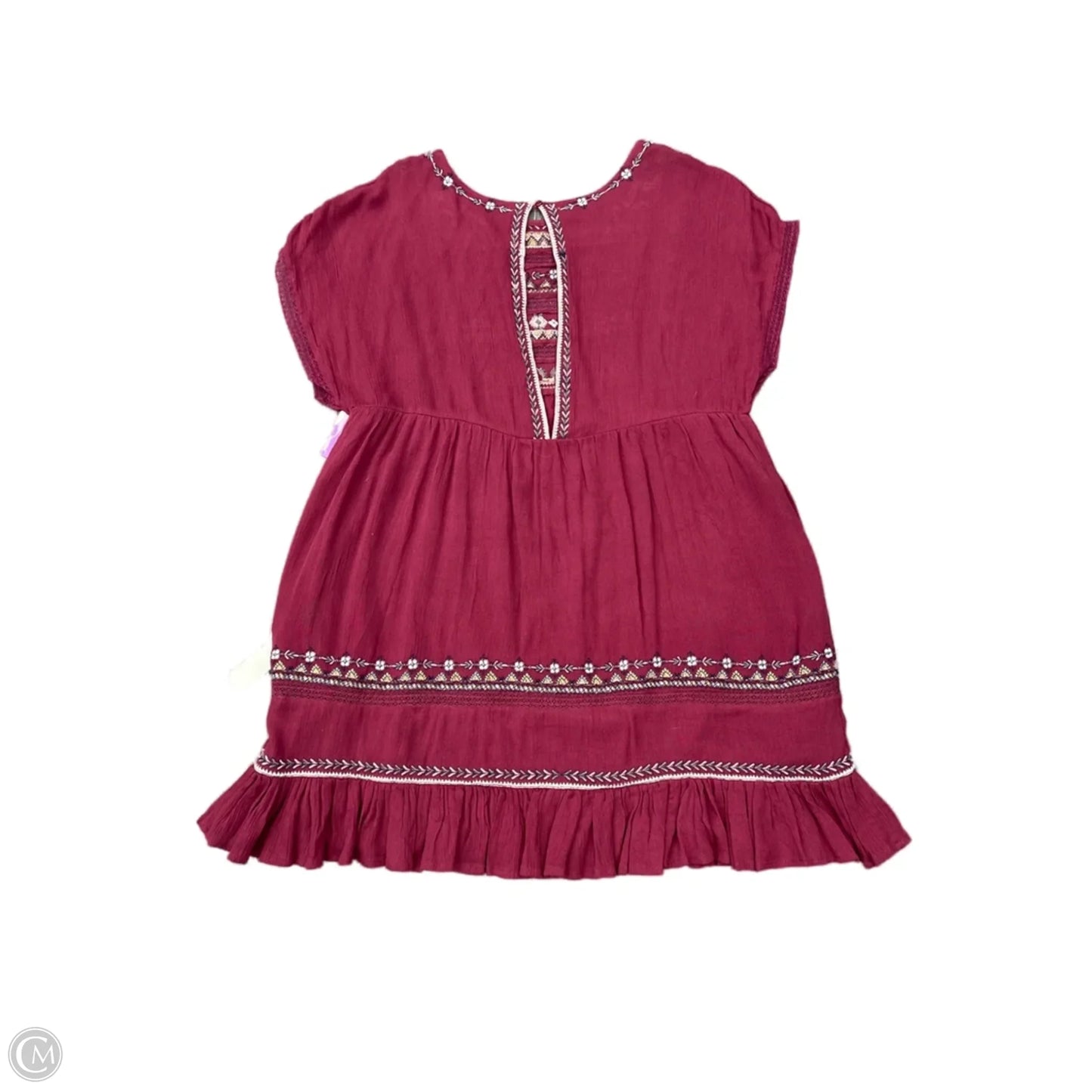Dress Casual Short By Free People In Maroon, Size: S