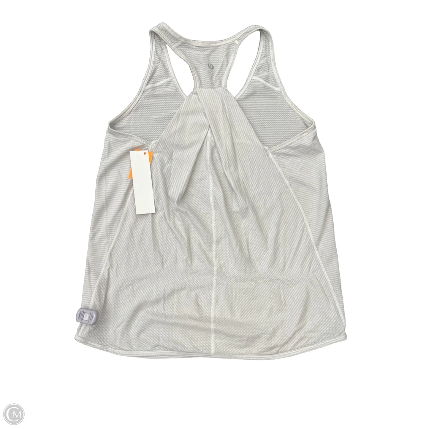 Athletic Tank Top By Lululemon In White, Size: 6