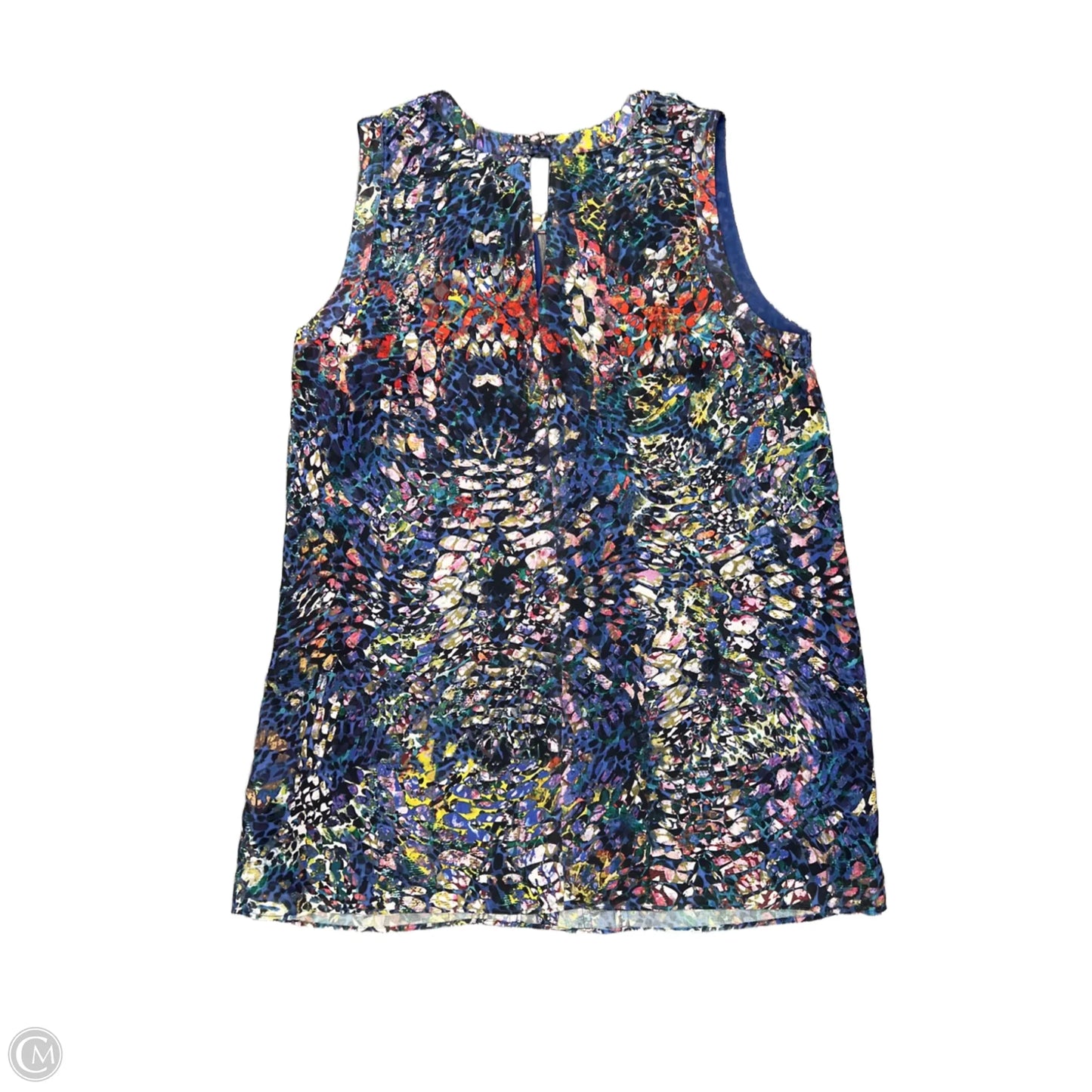 Top Sleeveless By Cabi In Multi-colored, Size: S