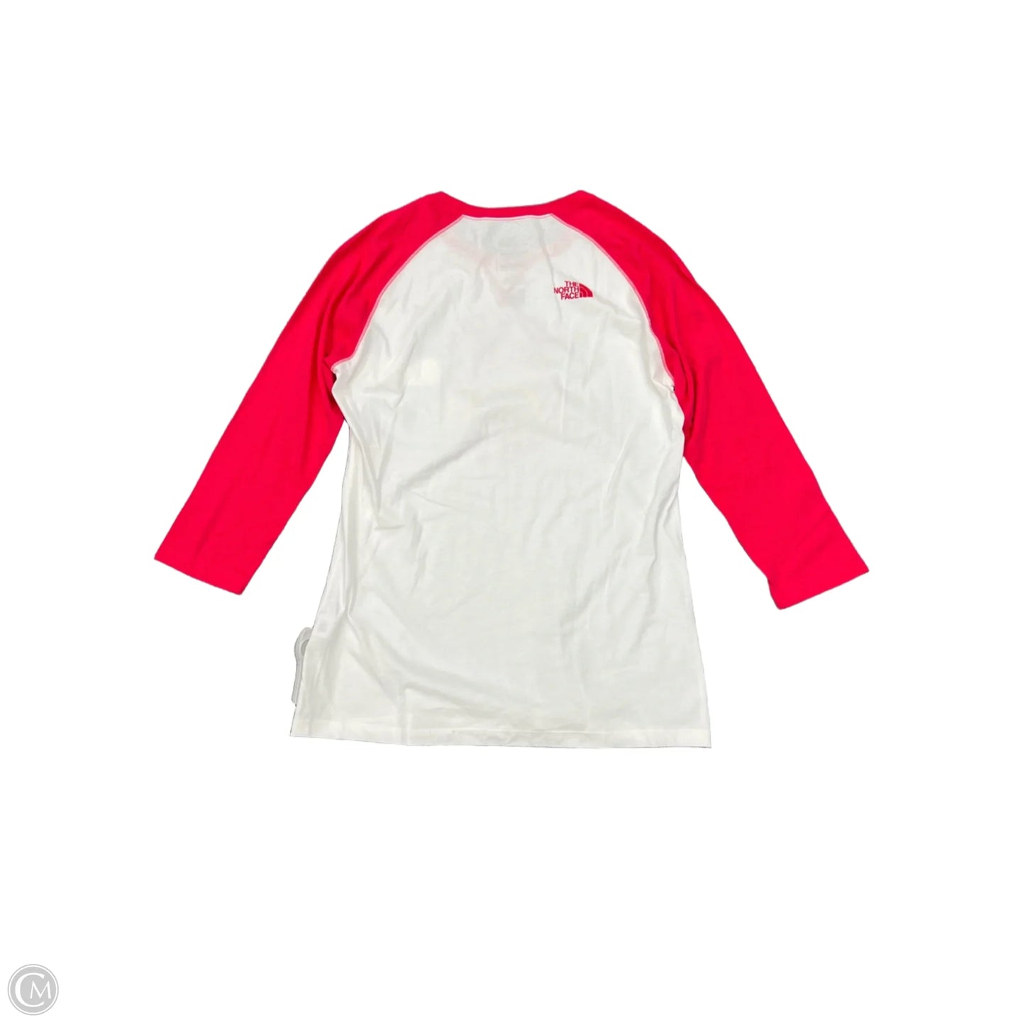 Athletic Top Long Sleeve Crewneck By The North Face In Red, Size: M