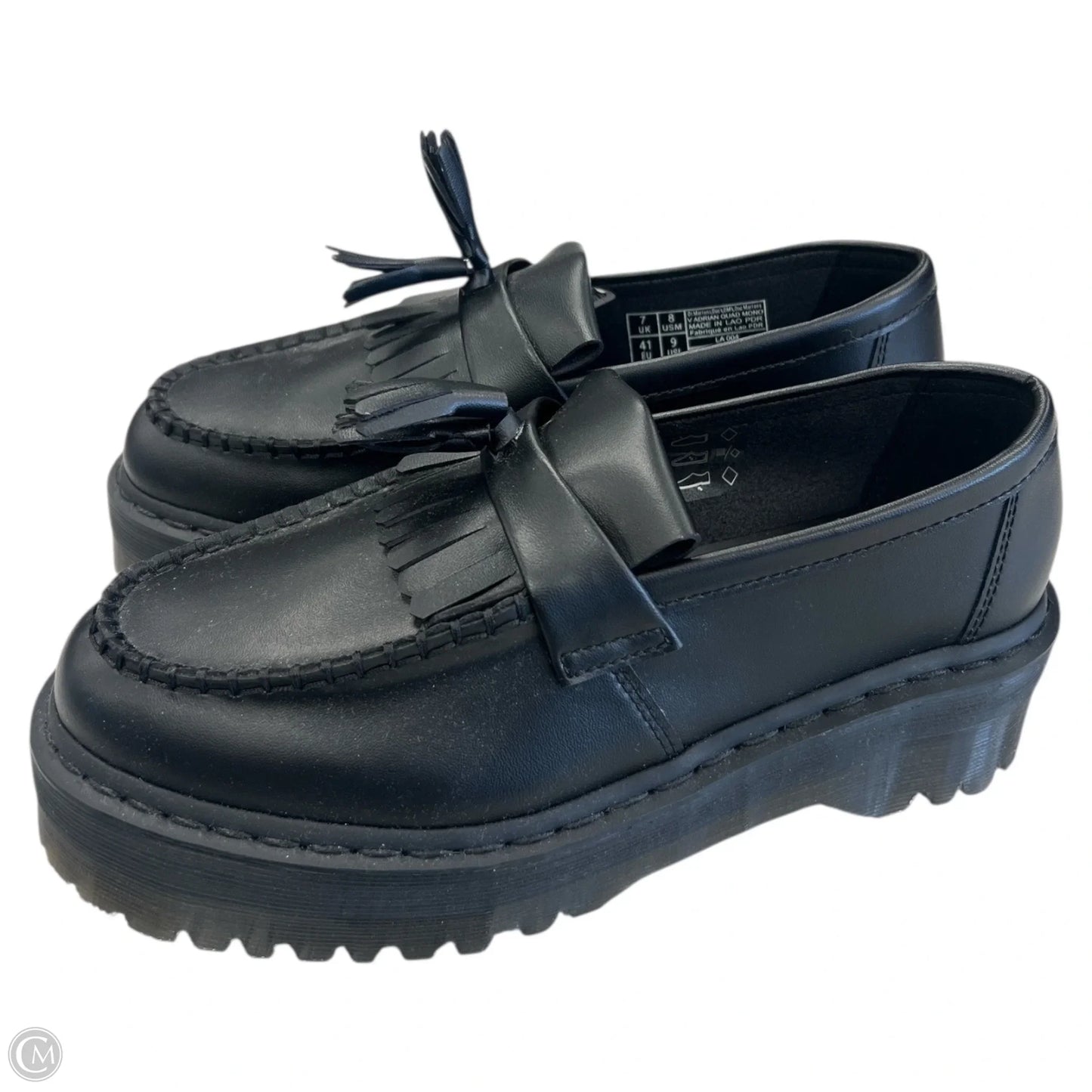 Shoes Heels Platform By Dr Martens In Black, Size: 9
