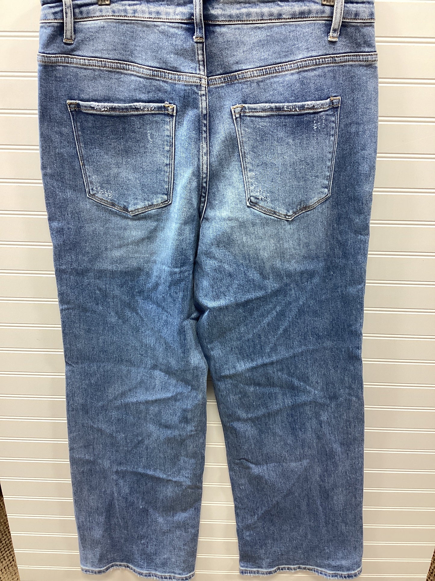 Jeans Wide Leg By Vervet In Blue Denim, Size:12