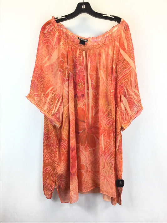 Top Short Sleeve By Maggie Barnes  Size: 3x