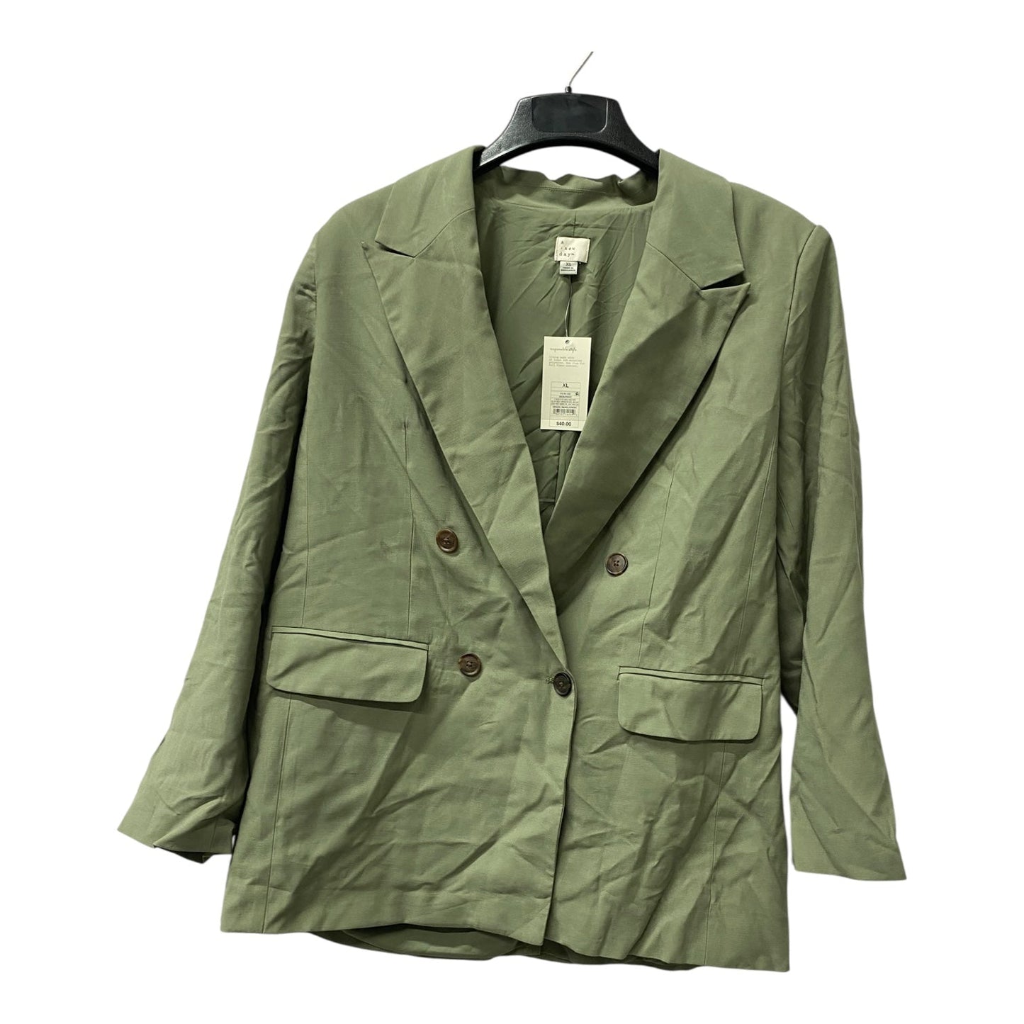 Blazer By A New Day In Green, Size:Xl