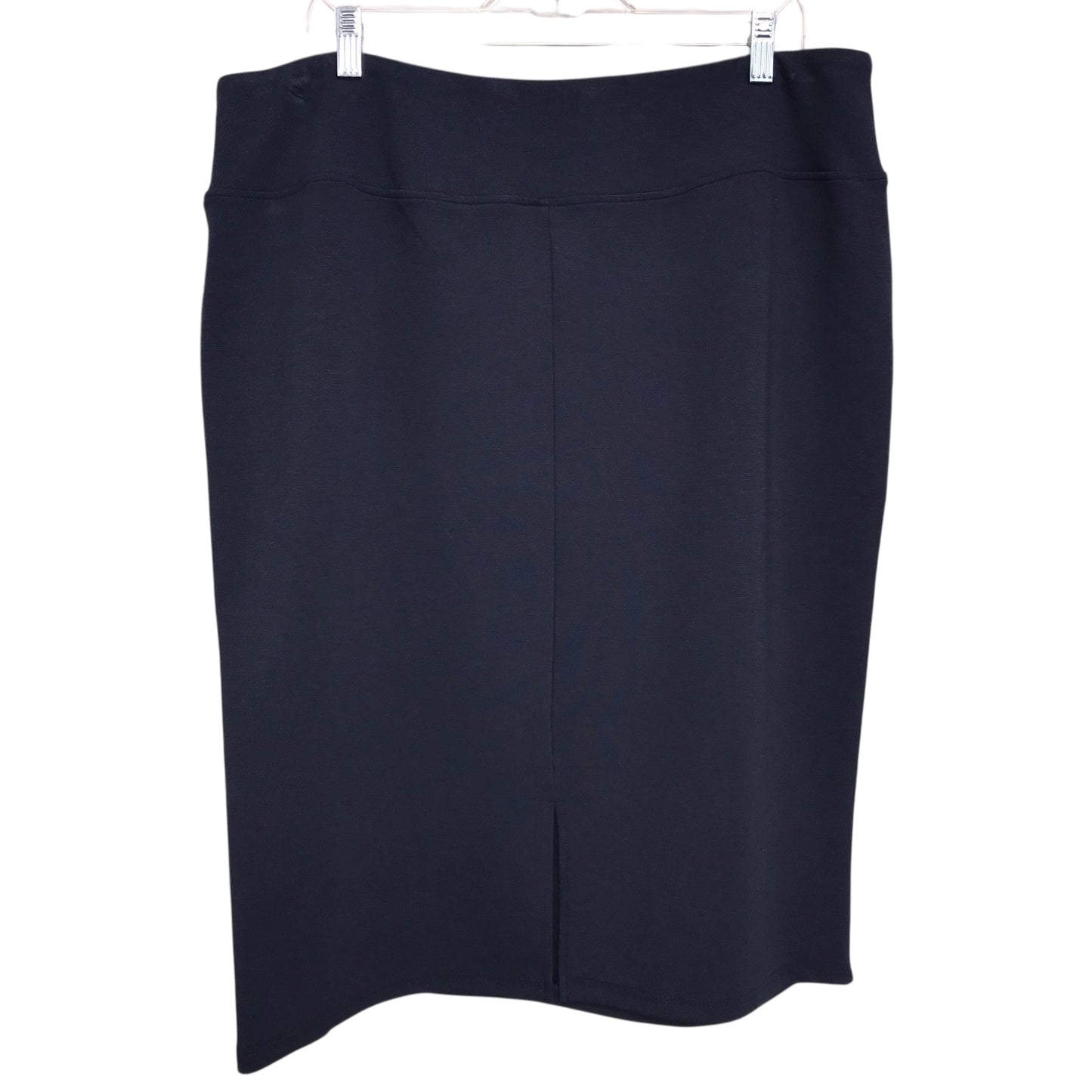 Skirt Midi By ZM In Navy, Size:3X