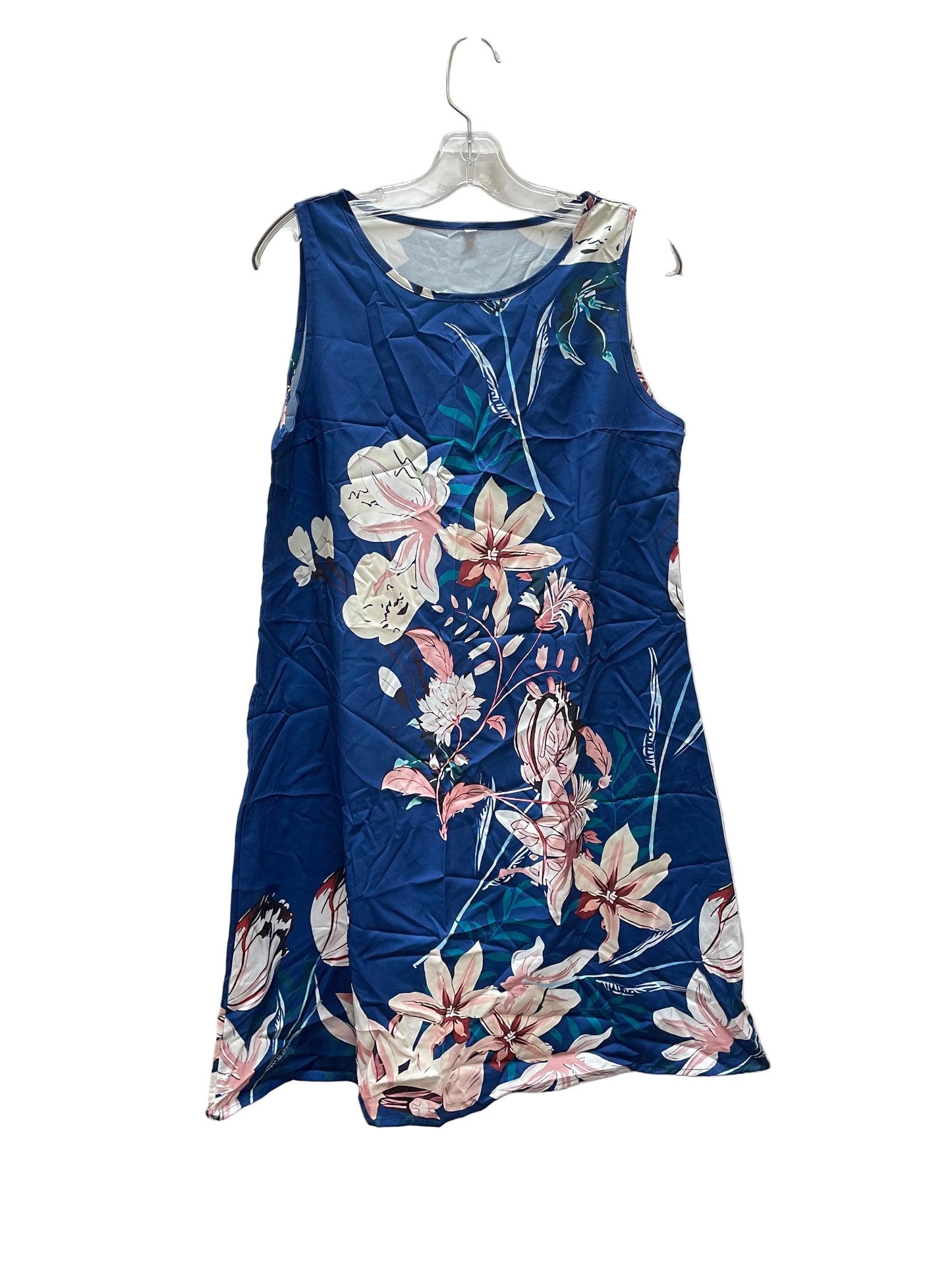 Dress Casual Midi By Clothes Mentor In Floral Print, Size:M