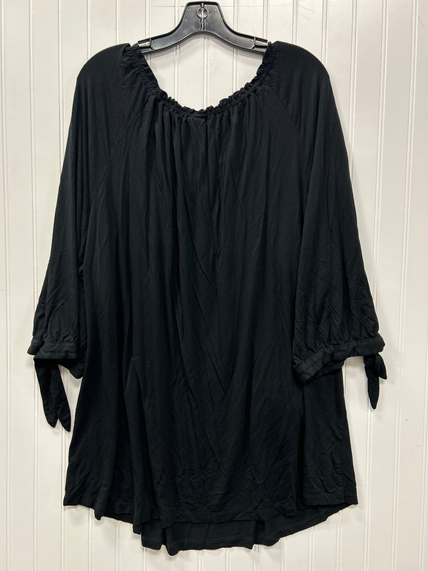 Top Ls By Catherines In Black, Size:2X