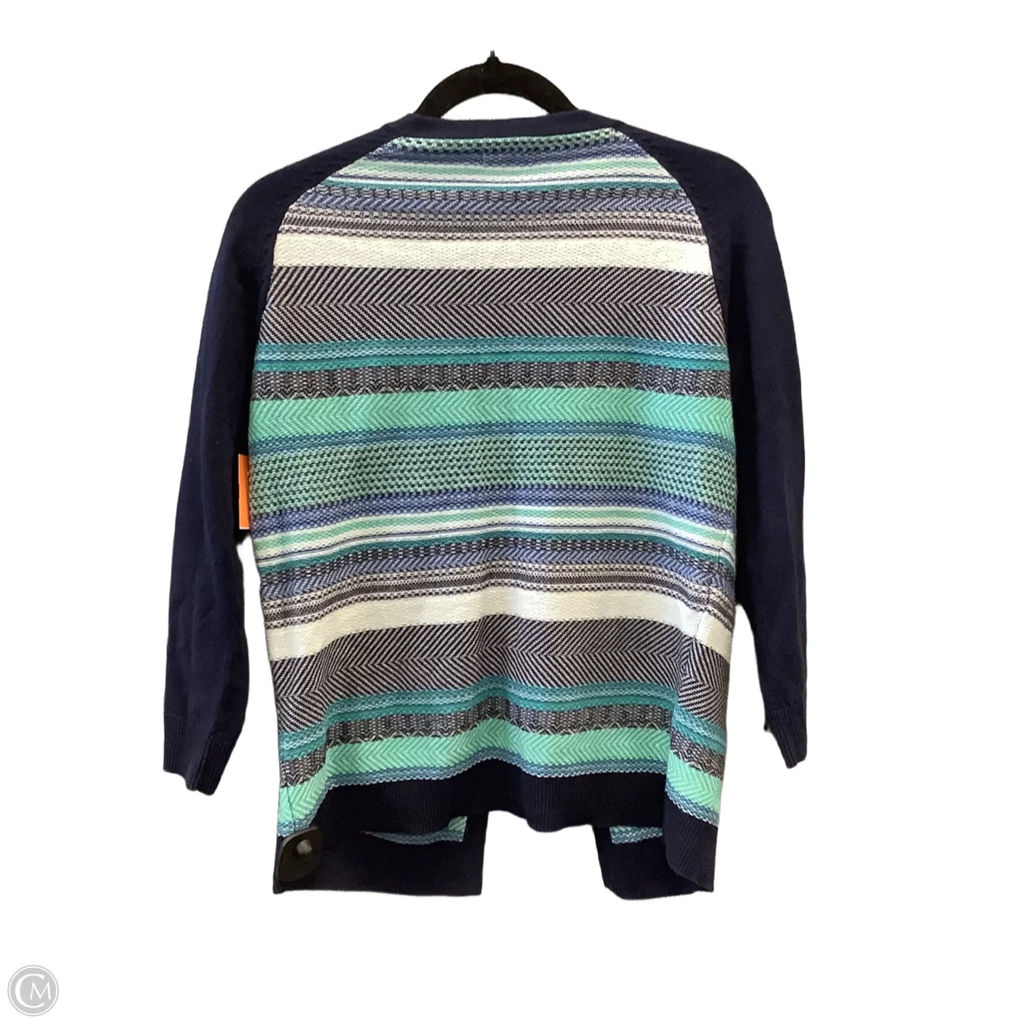 Sweater Cardigan By Merona In Navy, Size: L