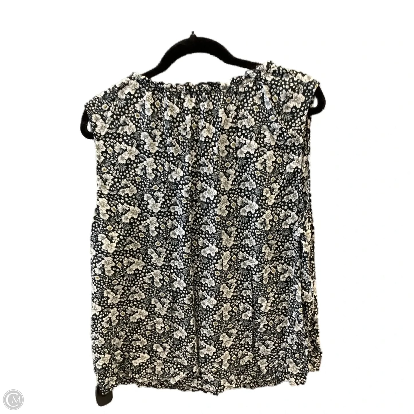 Top Sleeveless By Workshop In Blue, Size: 2x