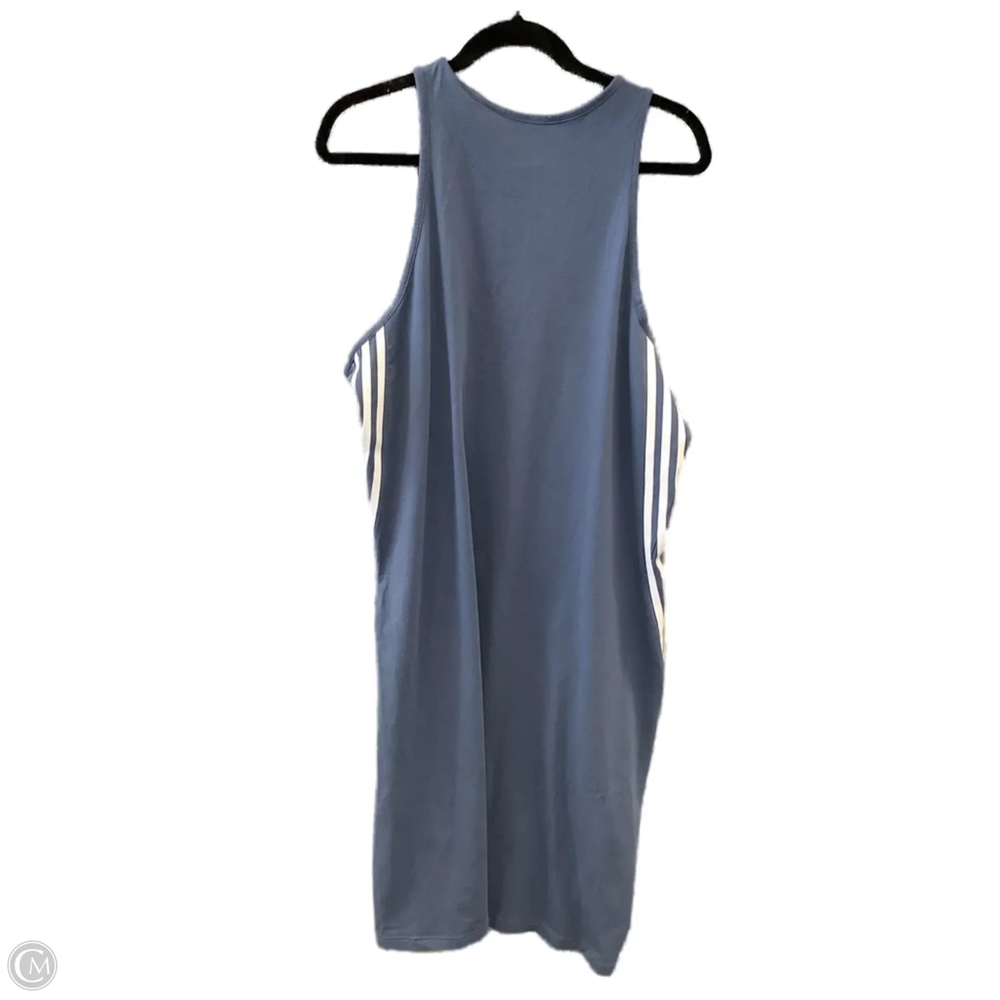 Dress Casual Midi By Adidas In Blue, Size: 2x