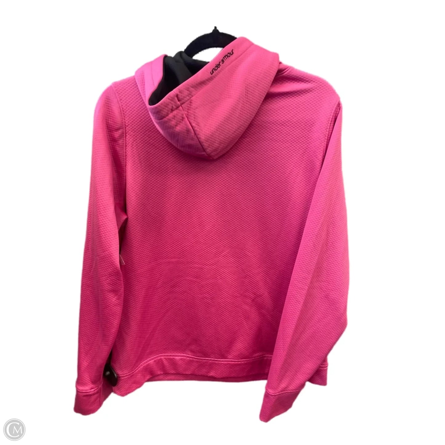 Athletic Sweatshirt Hoodie By Under Armour In Pink, Size: L