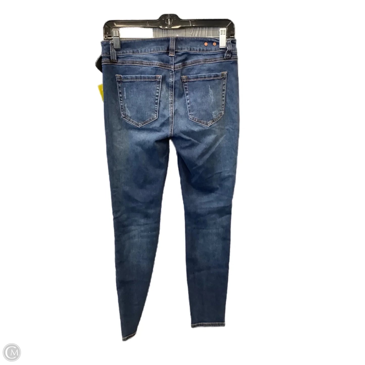 Jeans Skinny By Cabi In Blue Denim, Size: 4