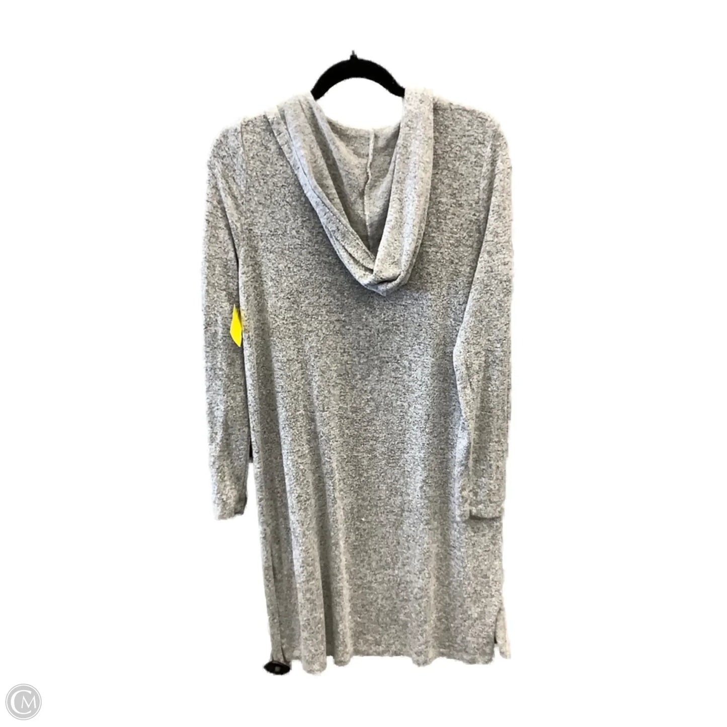 Sweater Cardigan By Pink Rose In Grey, Size: L