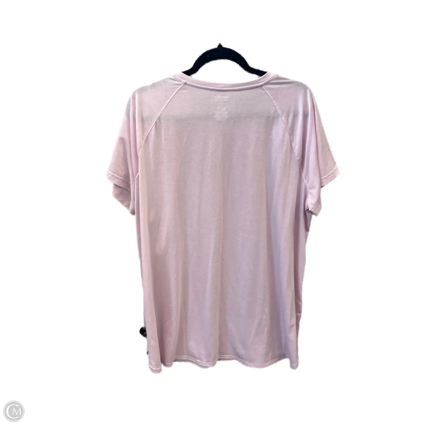 Athletic Top Short Sleeve By Tek Gear In Purple, Size: Xxl