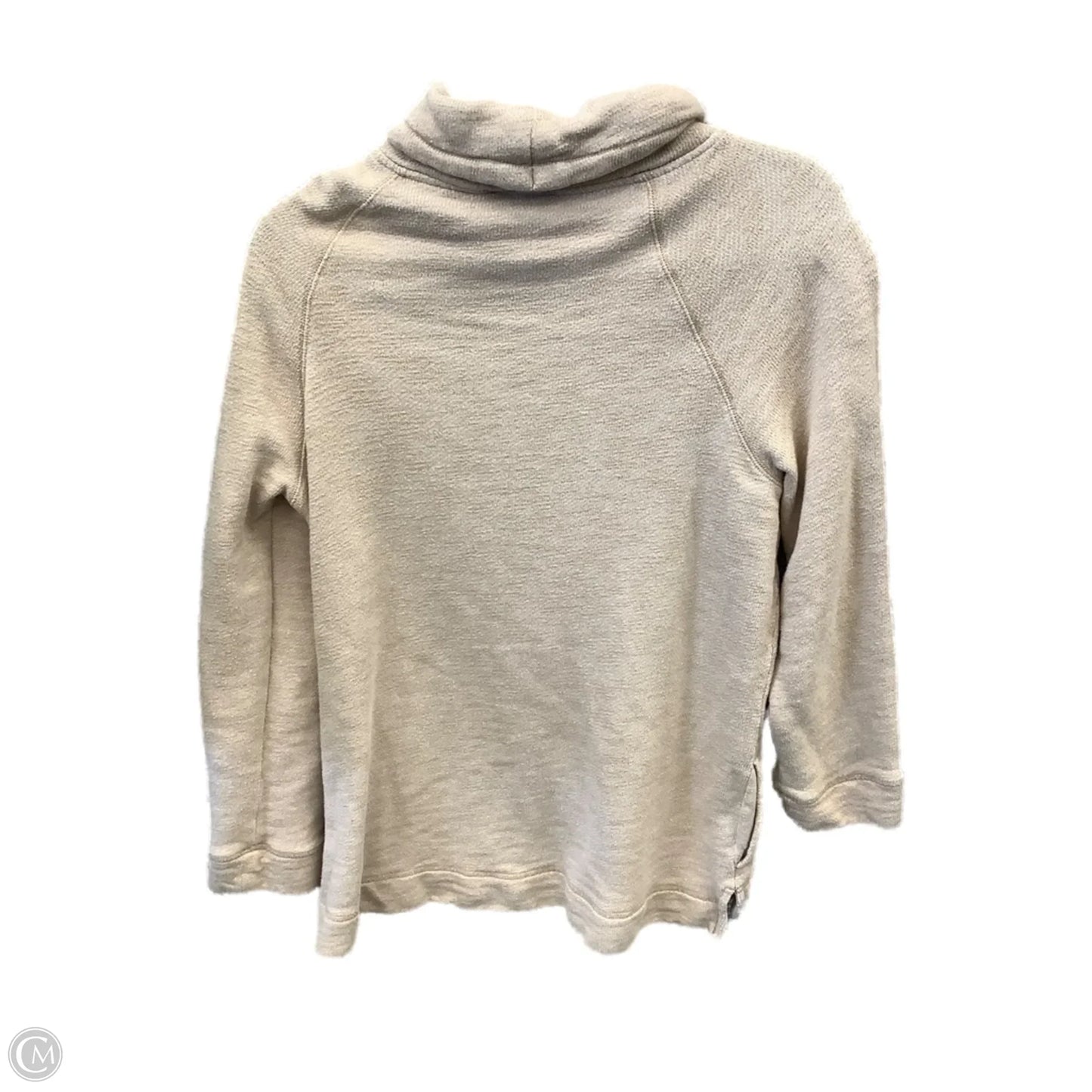 Sweatshirt Collar By J. Crew In Tan, Size: M