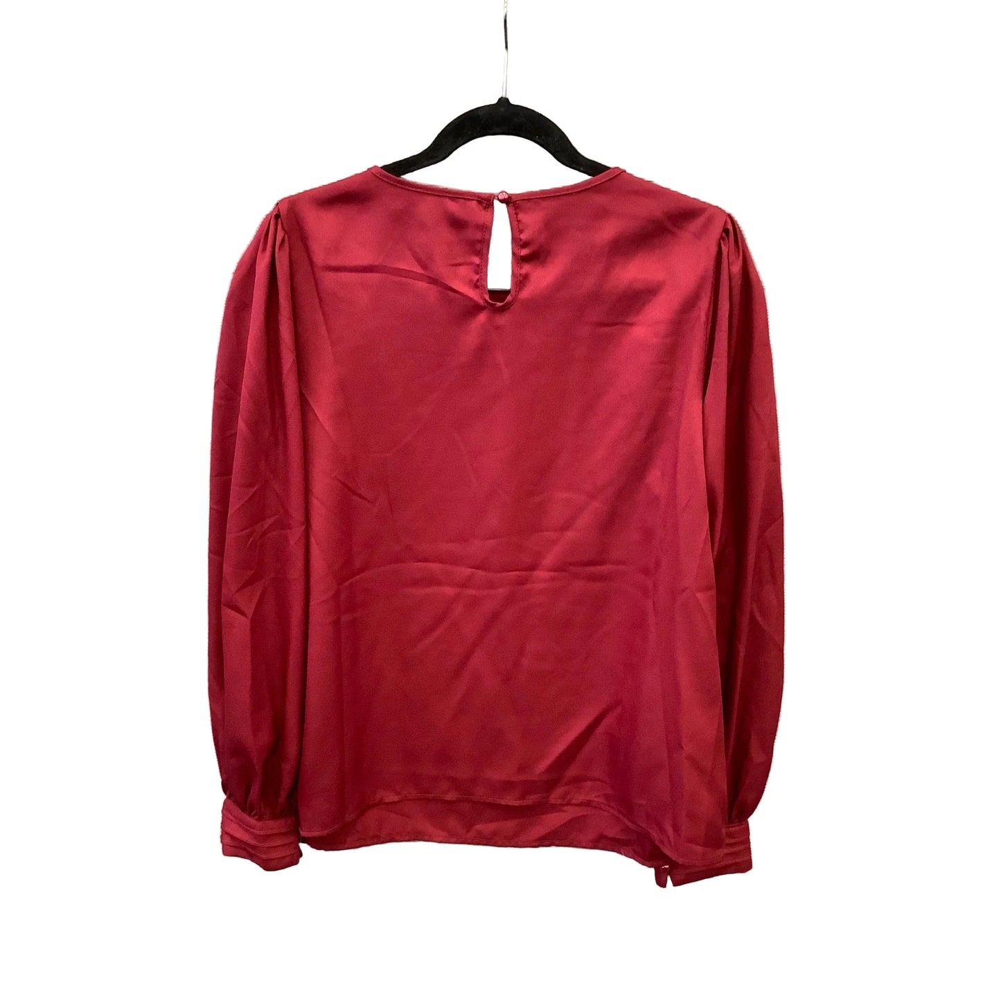 Blouse Long Sleeve By Shein In Red, Size: Xl