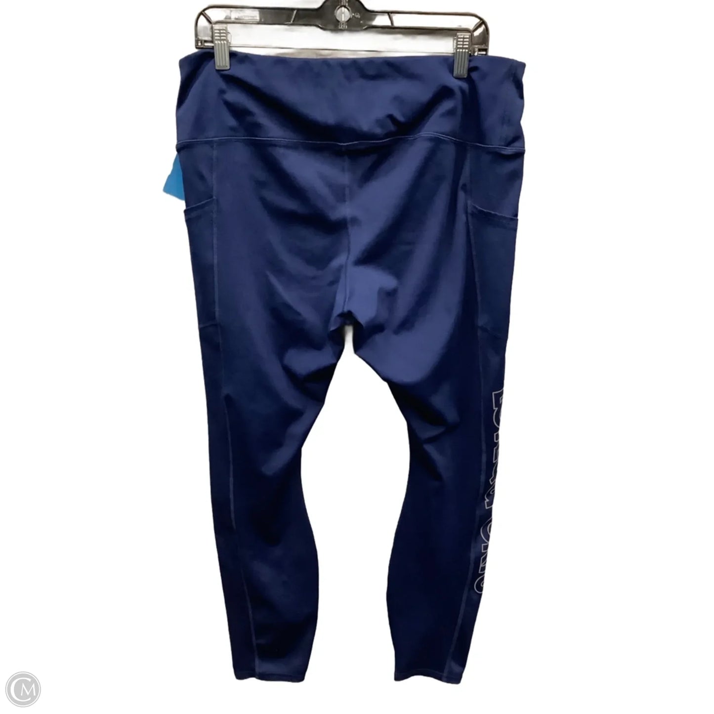 Athletic Leggings By Love & Sports In Navy, Size: Xxl