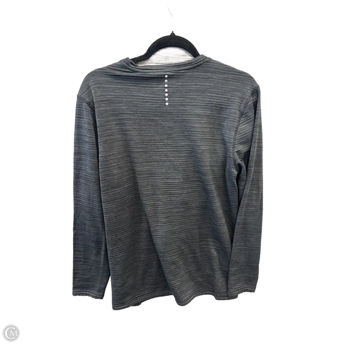Athletic Top Long Sleeve Crewneck By Rbx In Grey, Size: L