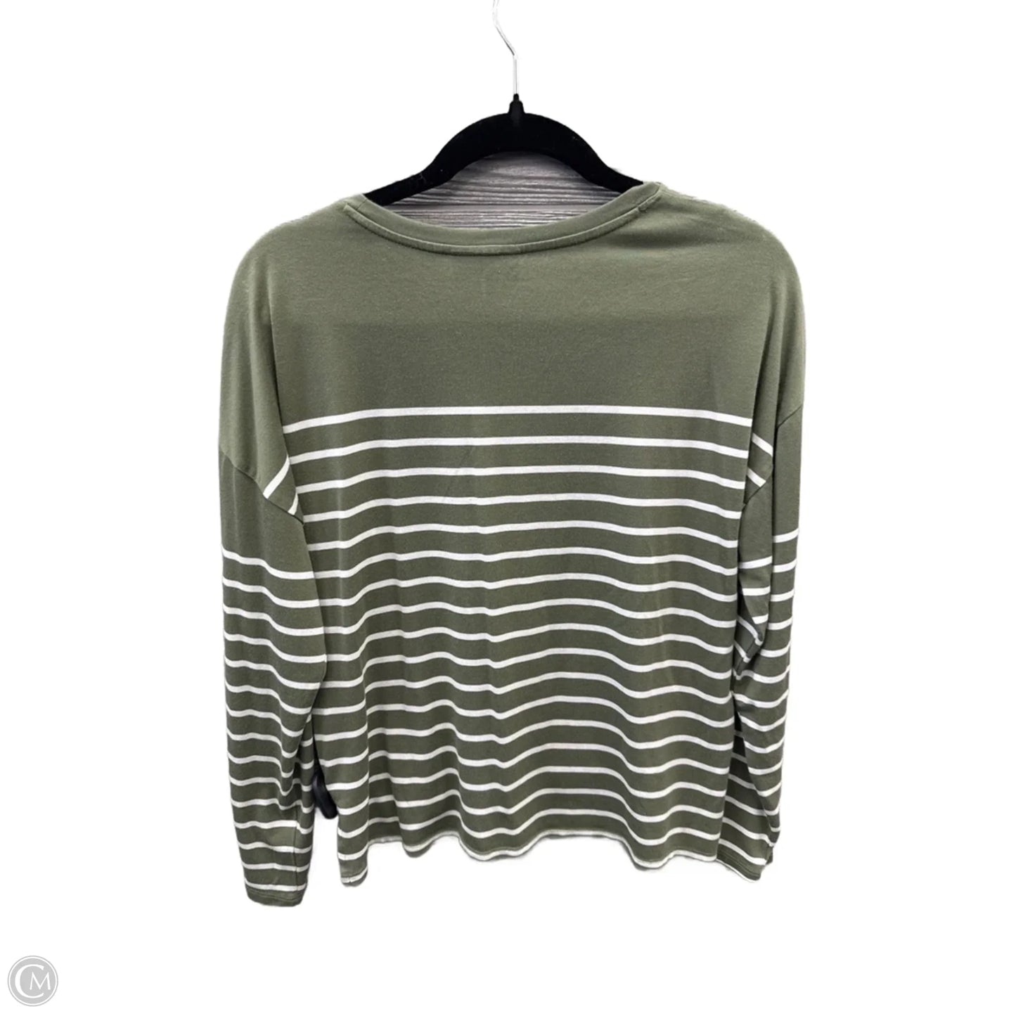 Top Long Sleeve By On 34th In Green, Size: M