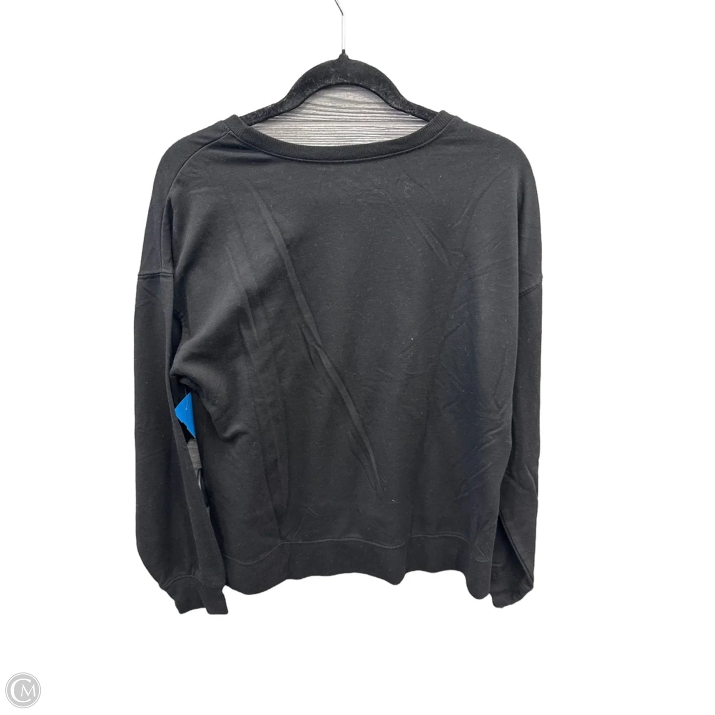 Sweatshirt Crewneck By Clothes Mentor In Black, Size: Xl
