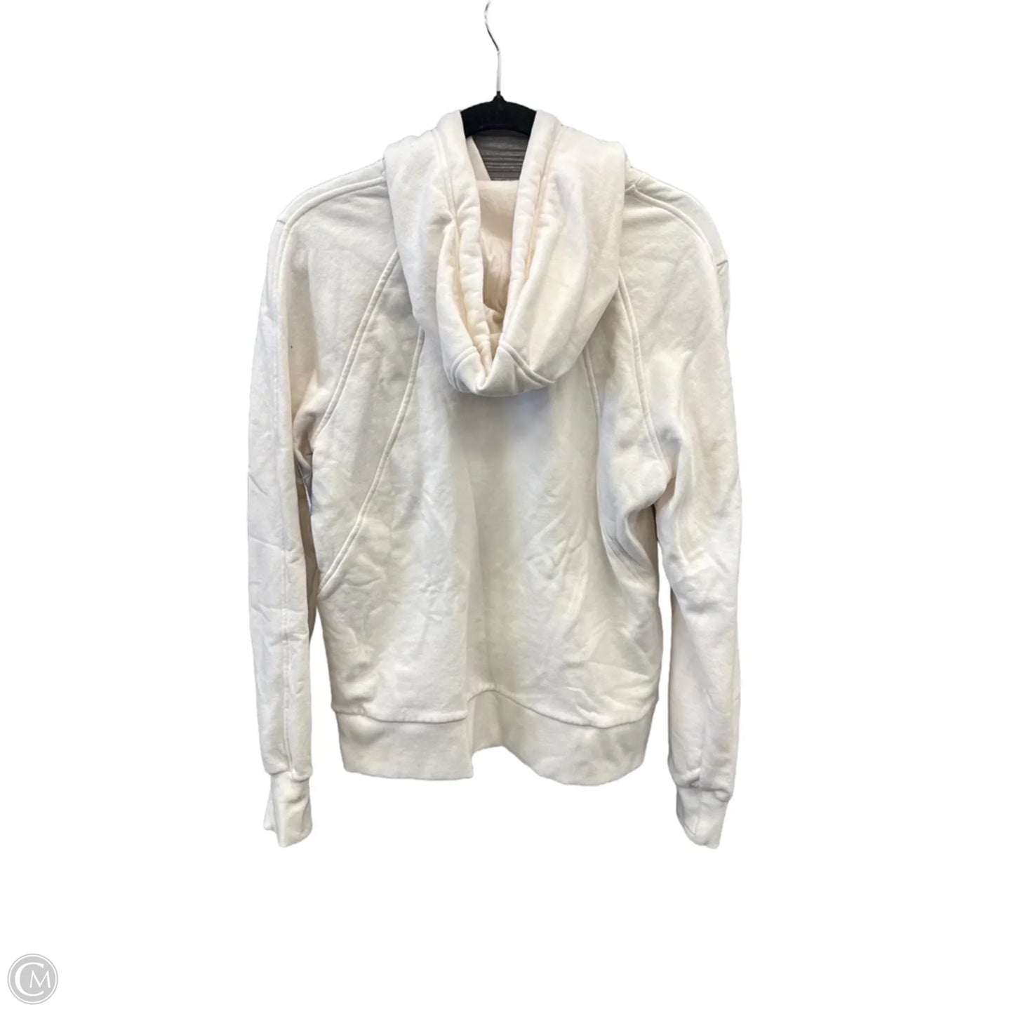 Athletic Sweatshirt Hoodie By Athleta In White, Size: M